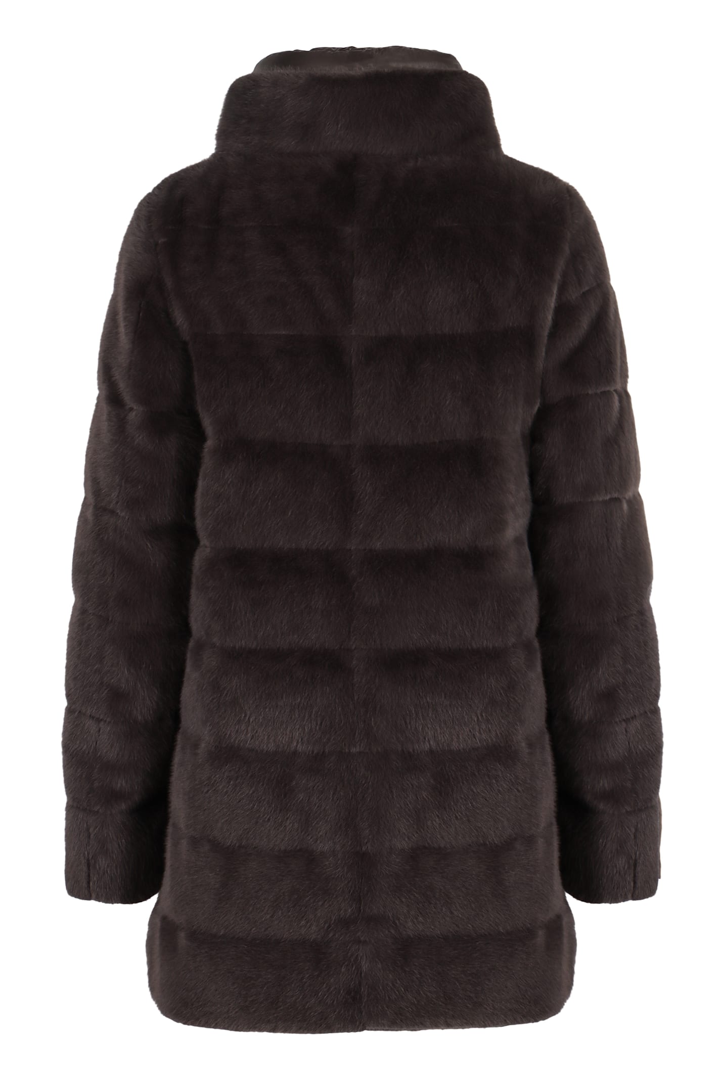 Herno Puffer Jacket In Brown