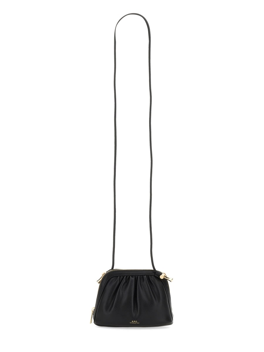 Shop Apc Ninon Bag With Drawstring In Black