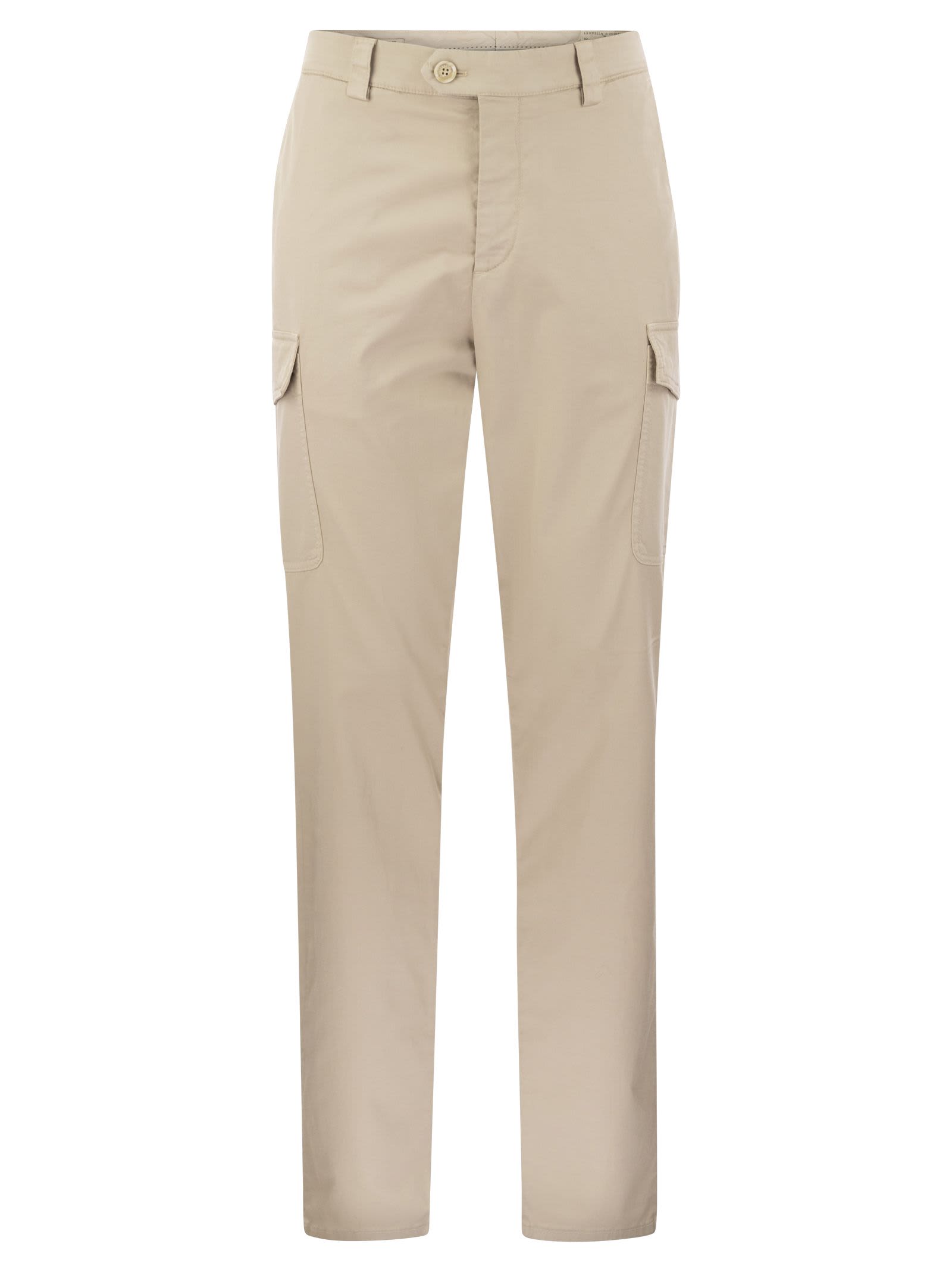 Garment-dyed Leisure Fit Trousers