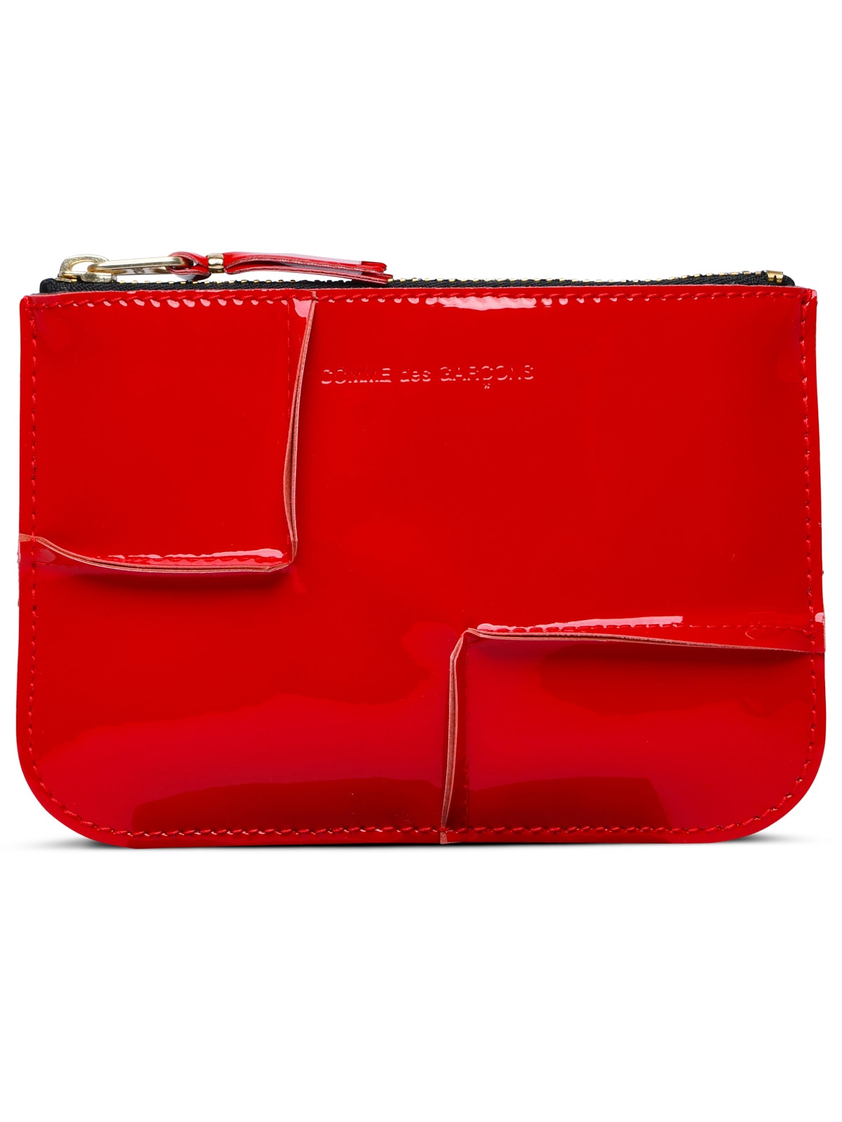 medley Red Leather Card Holder