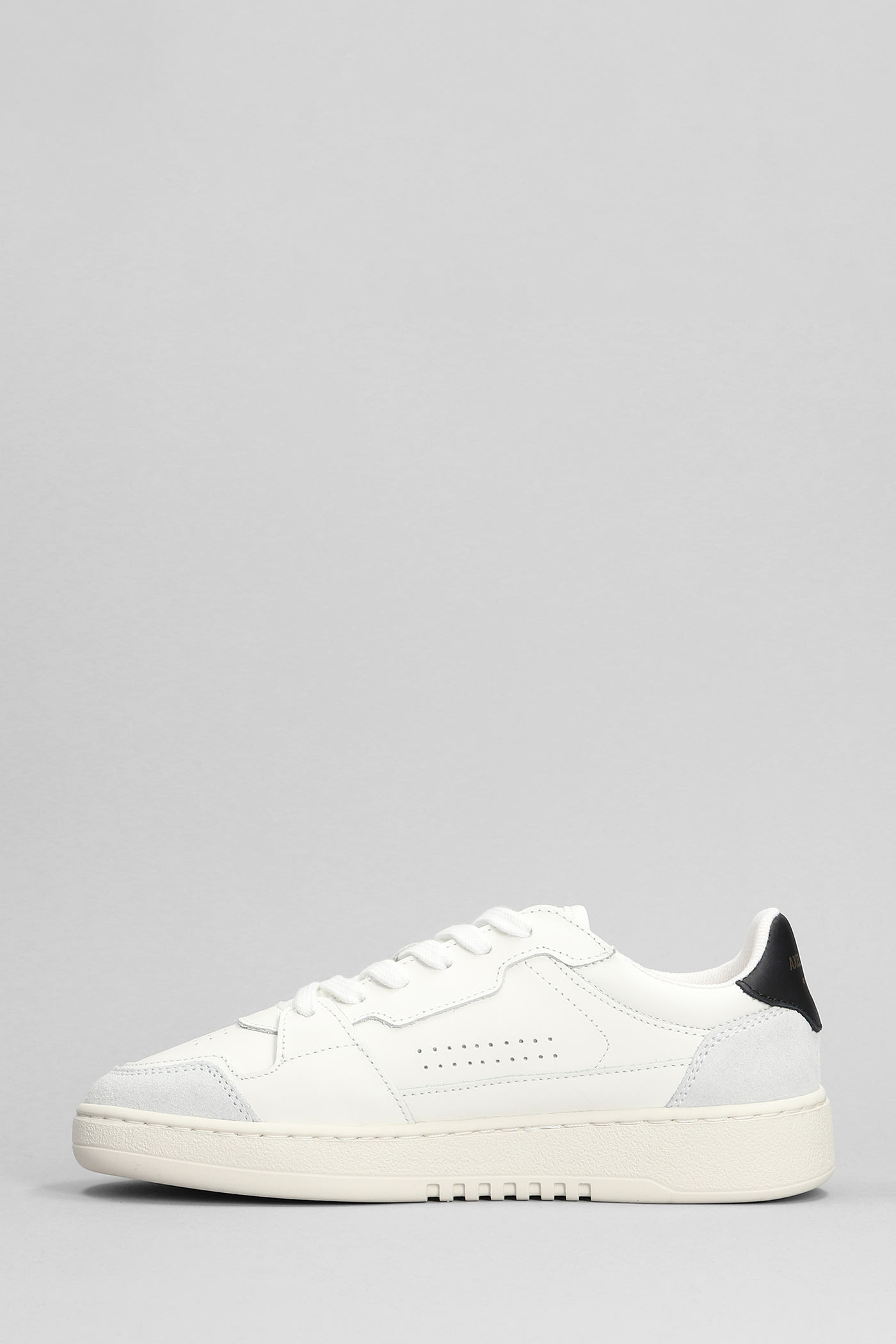 Shop Axel Arigato Dice Lo Sneakers In White Suede And Leather