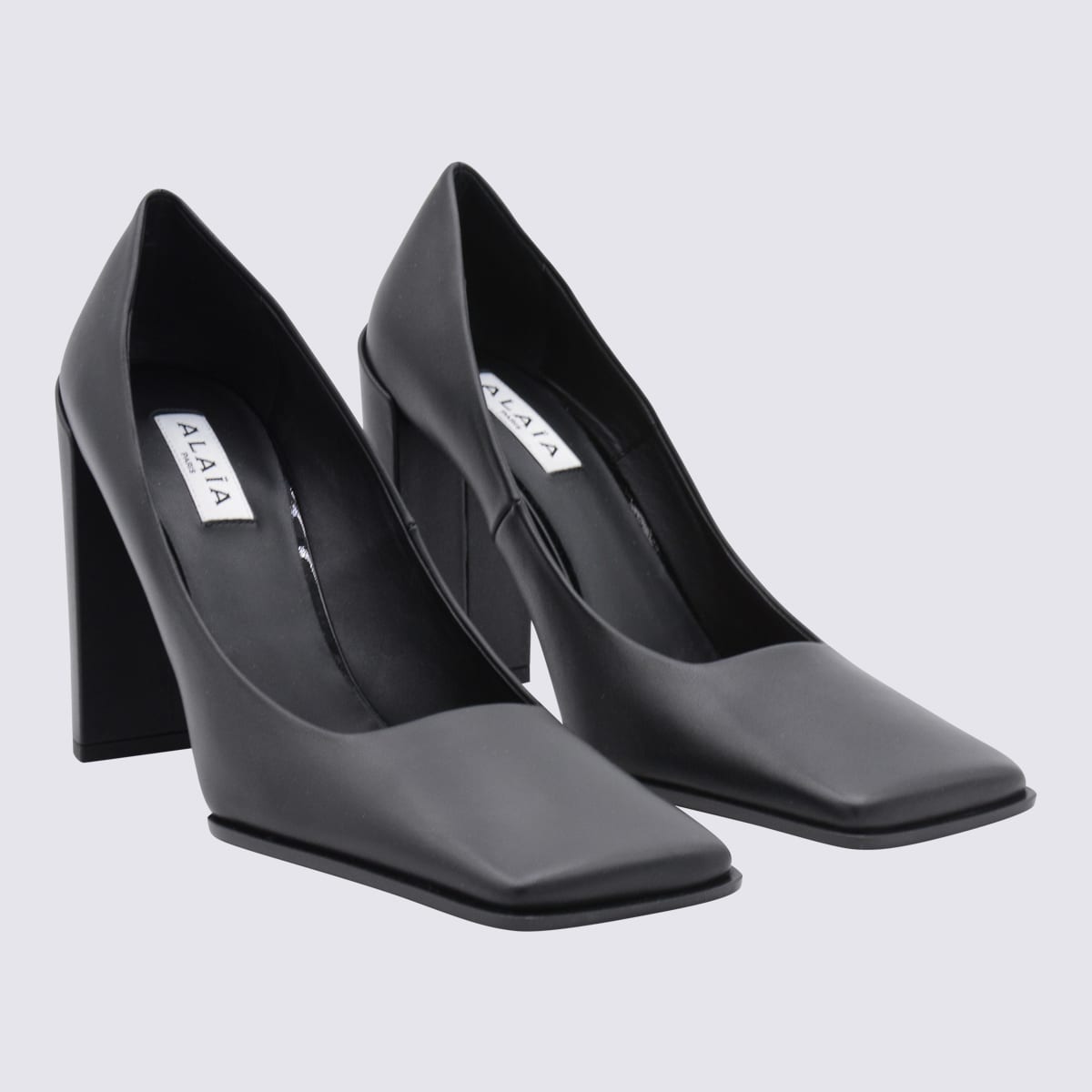 Alaïa Square-toed High Heels In Black