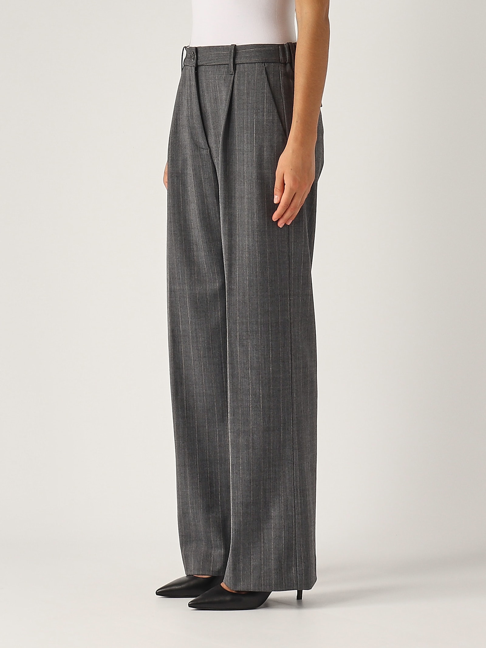 Shop Nine In The Morning Blenda Trousers In Gessato