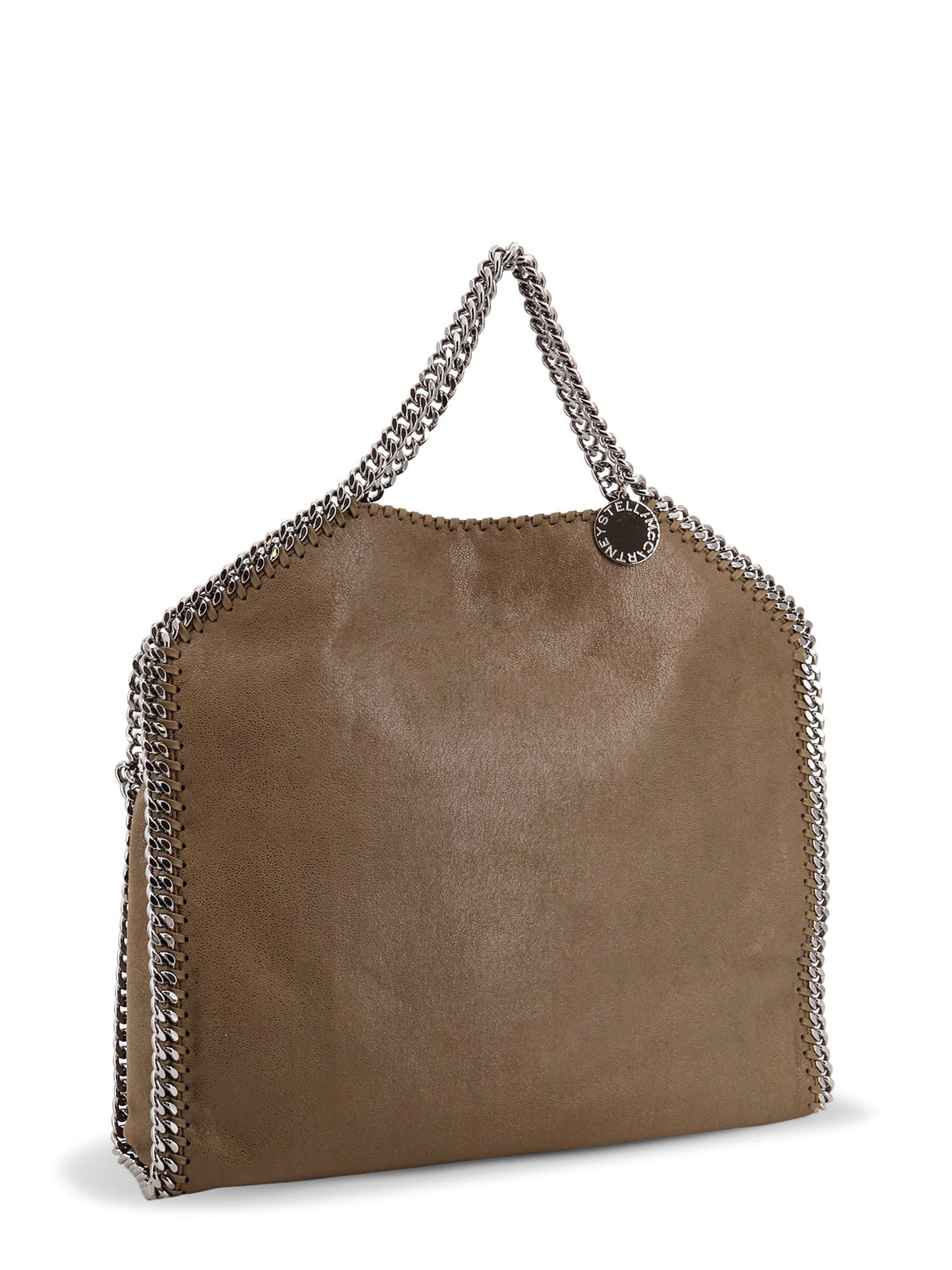 Stella Mccartney Falabella Shaggy Deer Shoulder Bag In Green