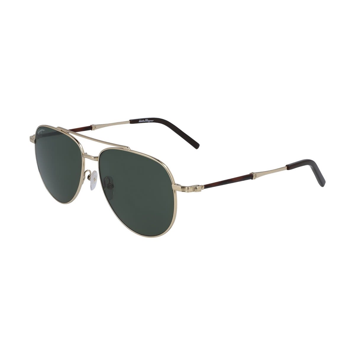 Shop Ferragamo Sf226sg Sunglasses In Oro