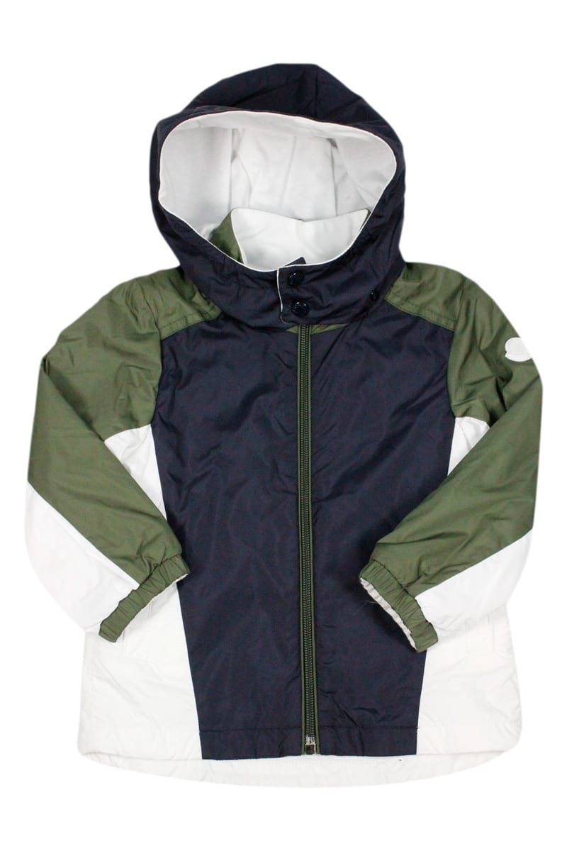 Moncler Kids' Windproof Baby Baratier Jacket In Green