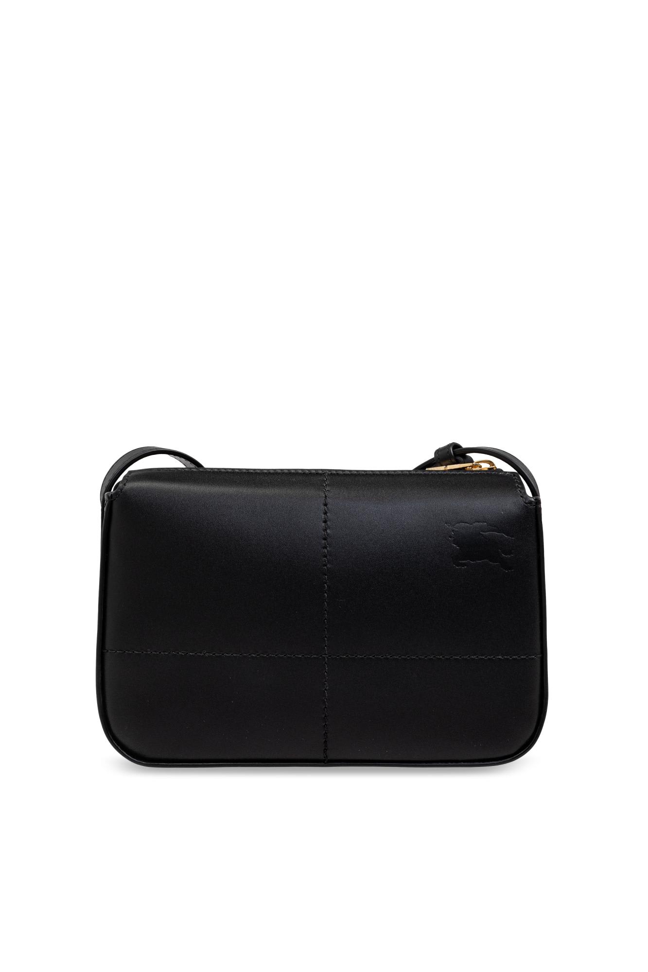 Shop Burberry Shoulder Bag Slip In Black