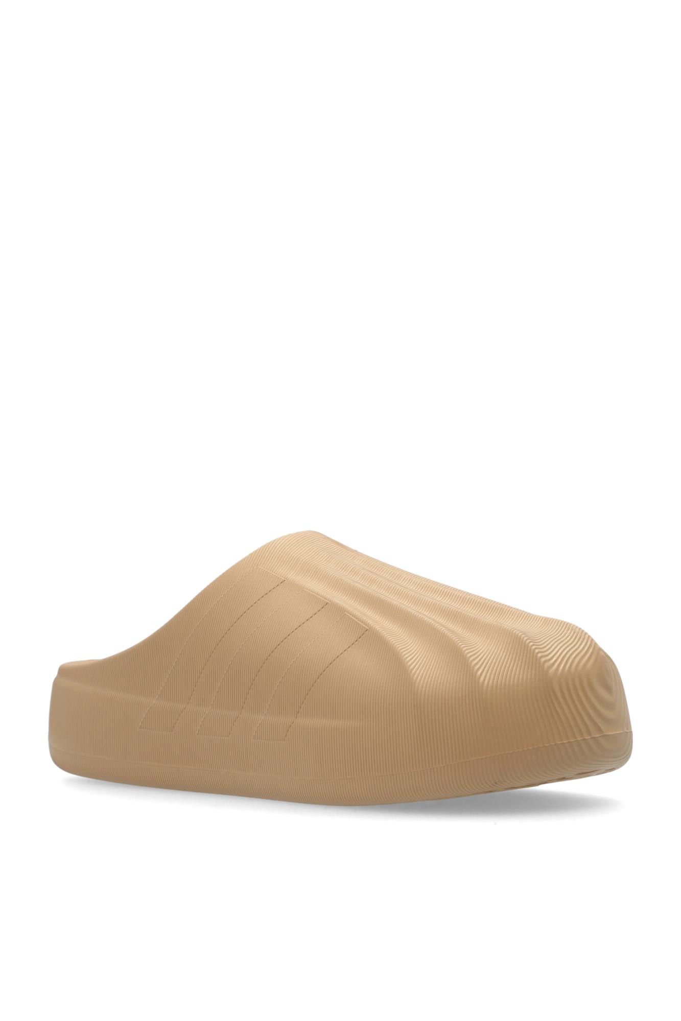 Adidas Originals Mules Superstar In Recycled Rubber In Beige