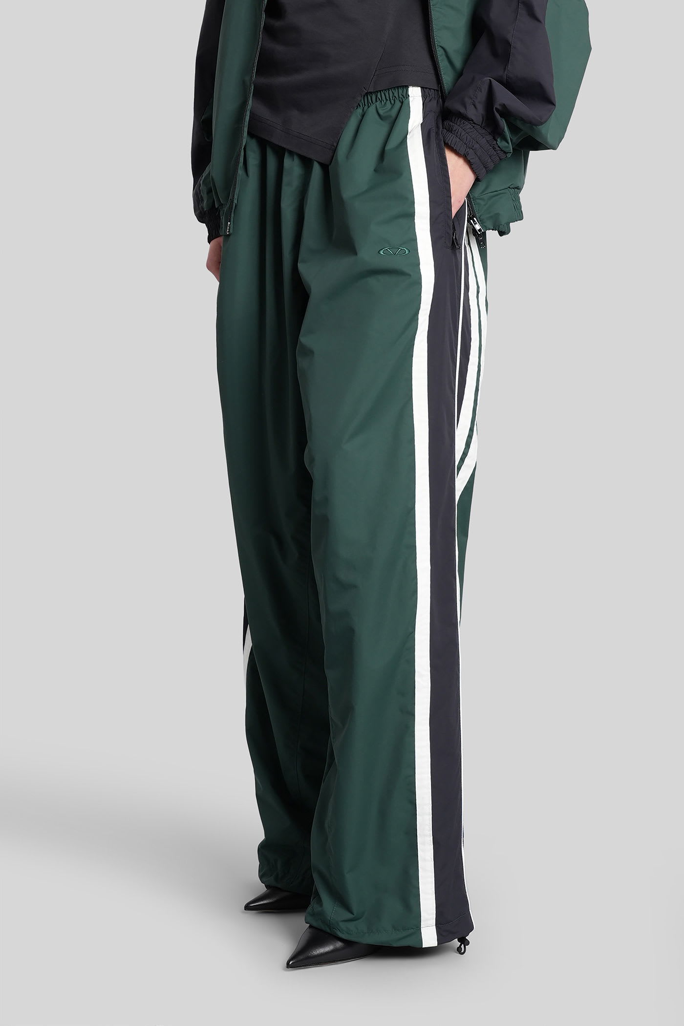 Vetements Pants In Green Nylon In Green