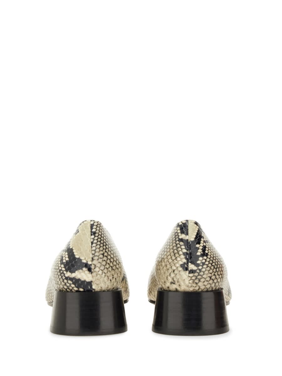 Roberto Festa Vina Python-print Block-heel Pumps In Animal Print