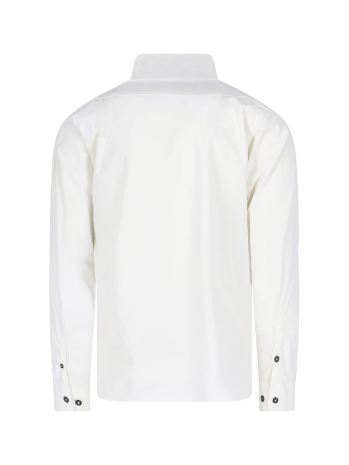Shop C.p. Company Lens Detail Shirt In White