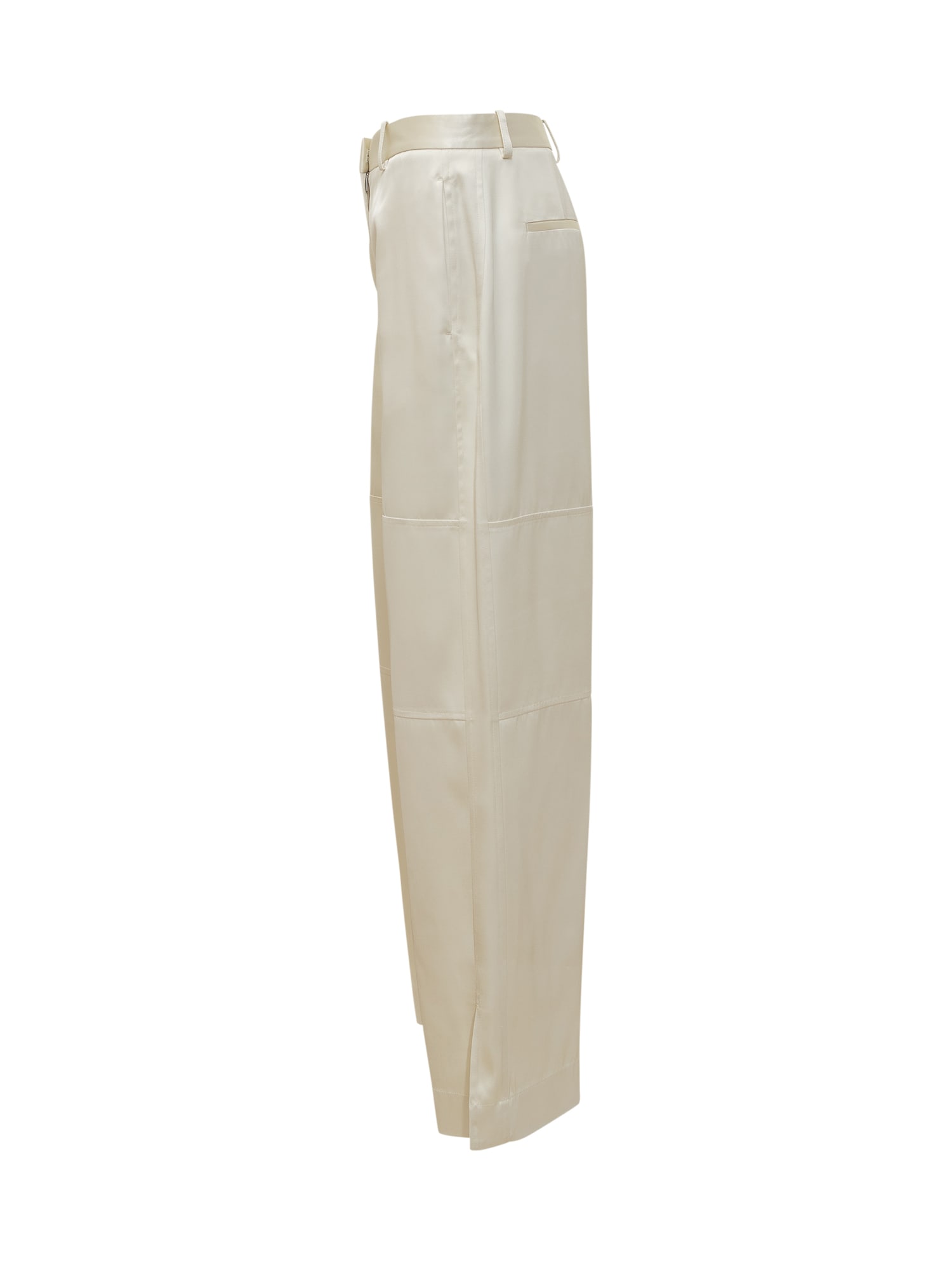 Shop Jil Sander Trousers In Natural