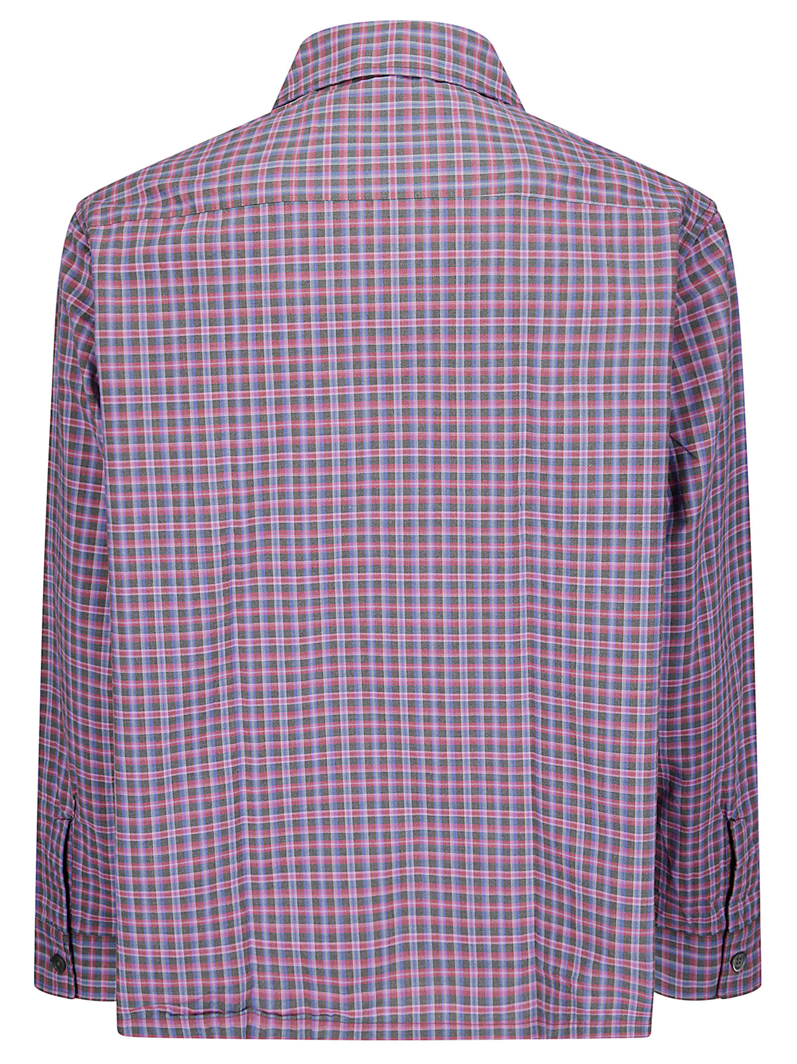 Our Legacy Heusen Convertible-collar Checked Cotton Shirt In Venice Check