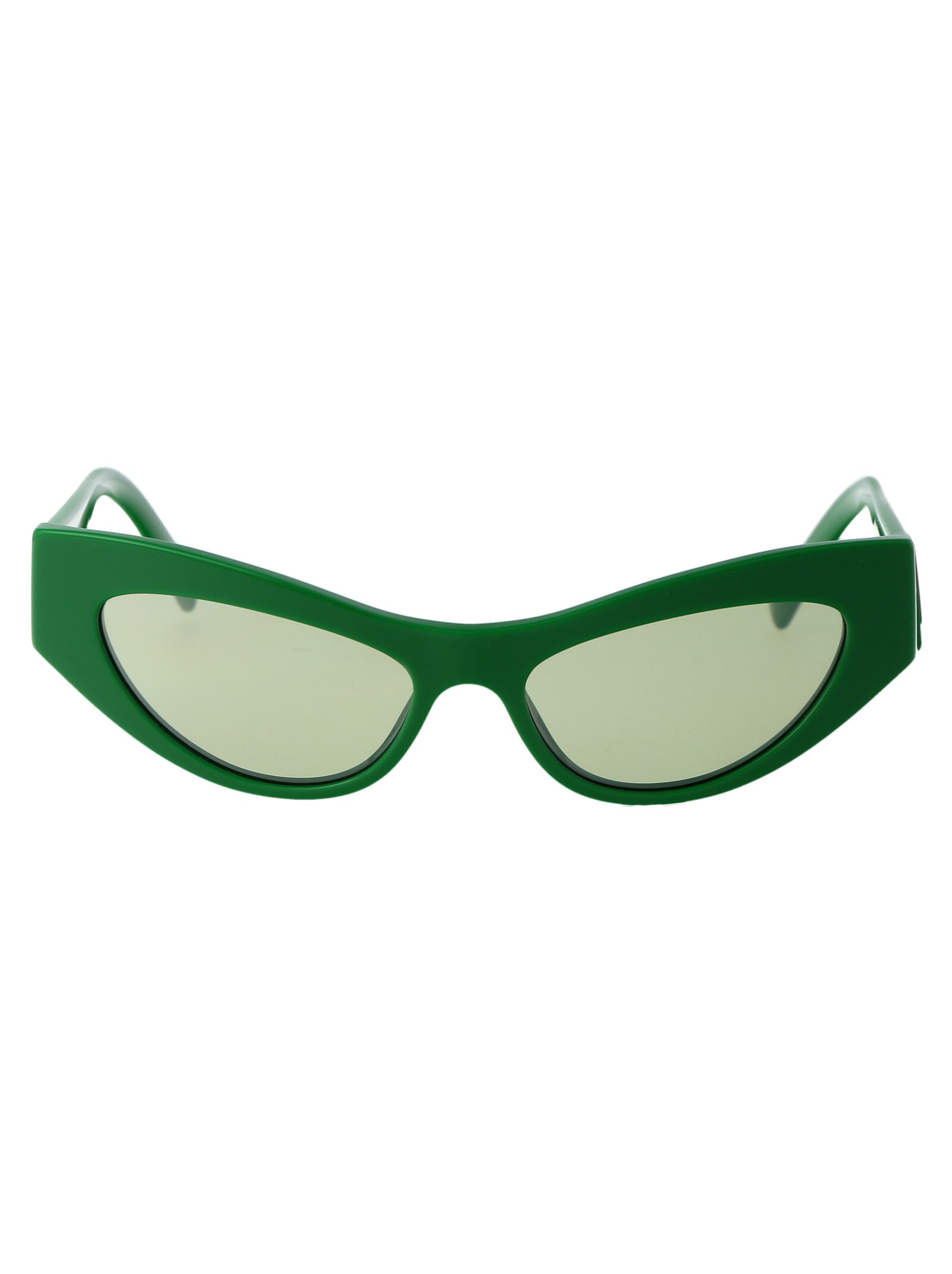 Shop Dolce &amp; Gabbana Eyewear 0dg4450 Sunglasses In 331152 Green