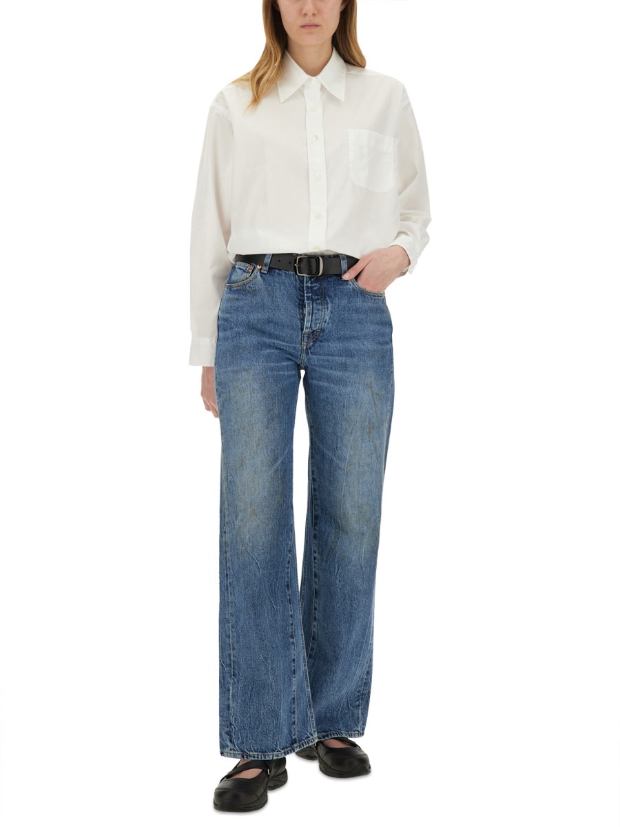 Our Legacy Women S Treble Cut Jeans Deadline Wash In Denim