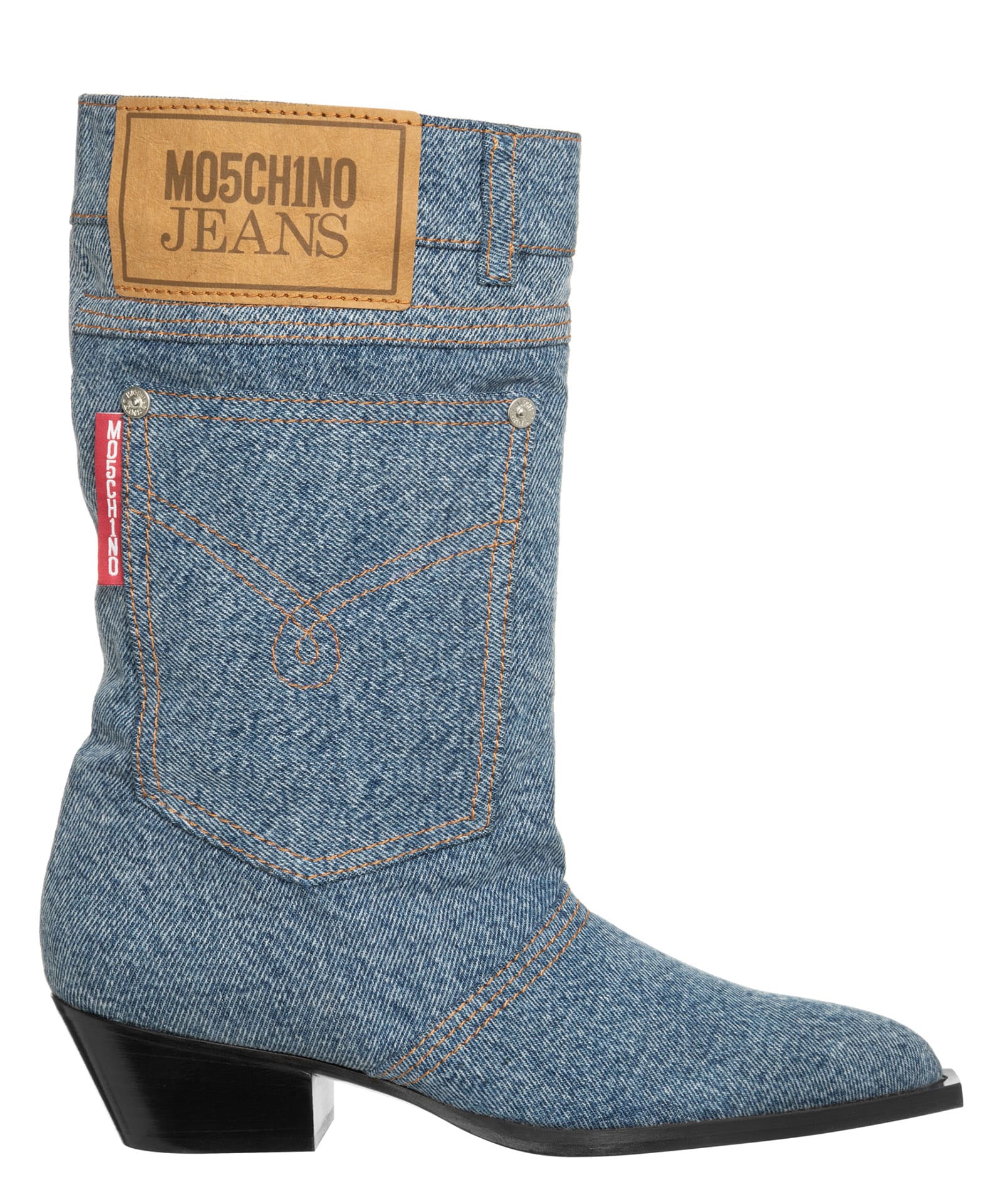 M05CH1N0 Jeans Boots