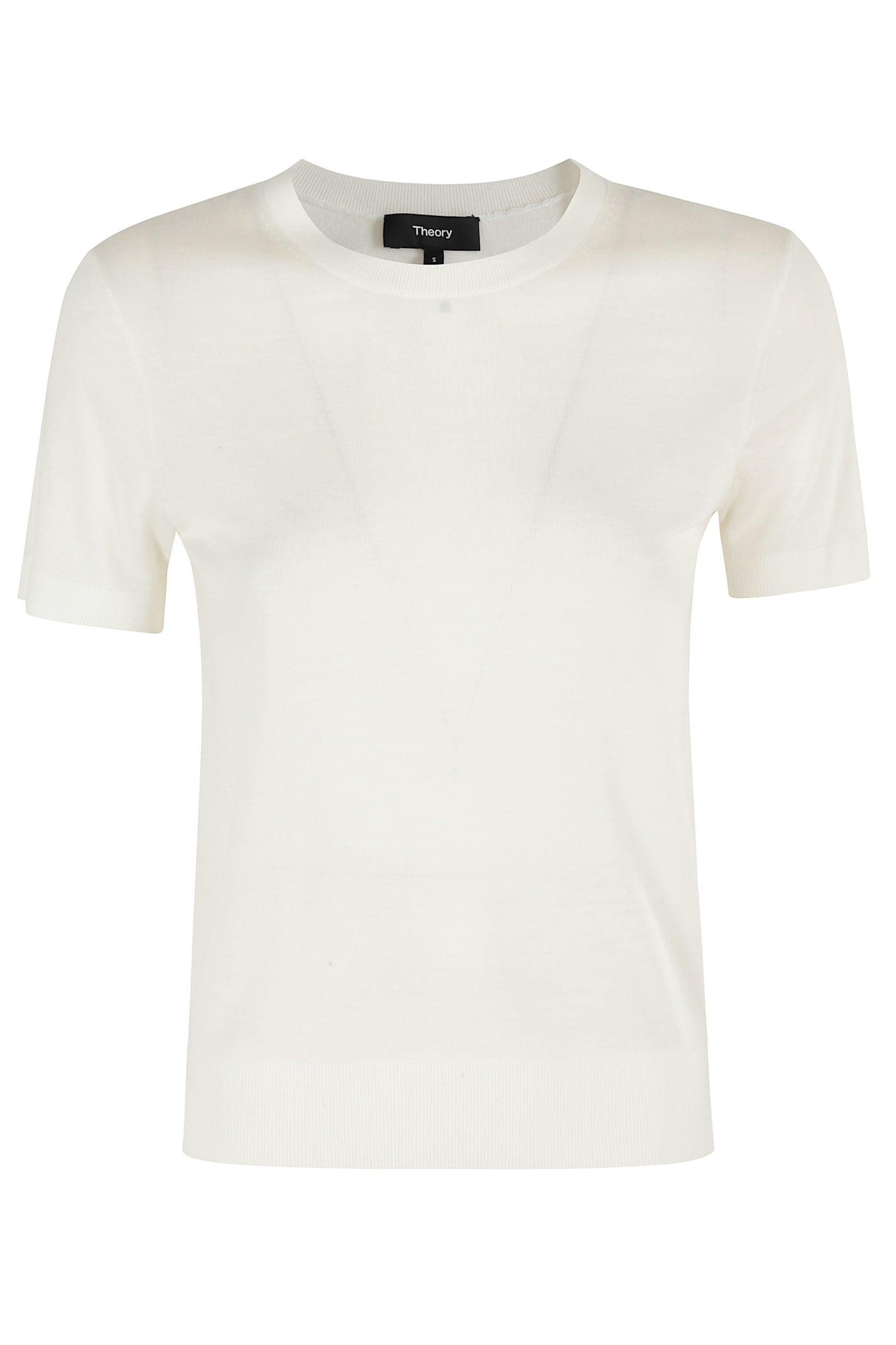 Theory P Regal Wo Basic Tee In White