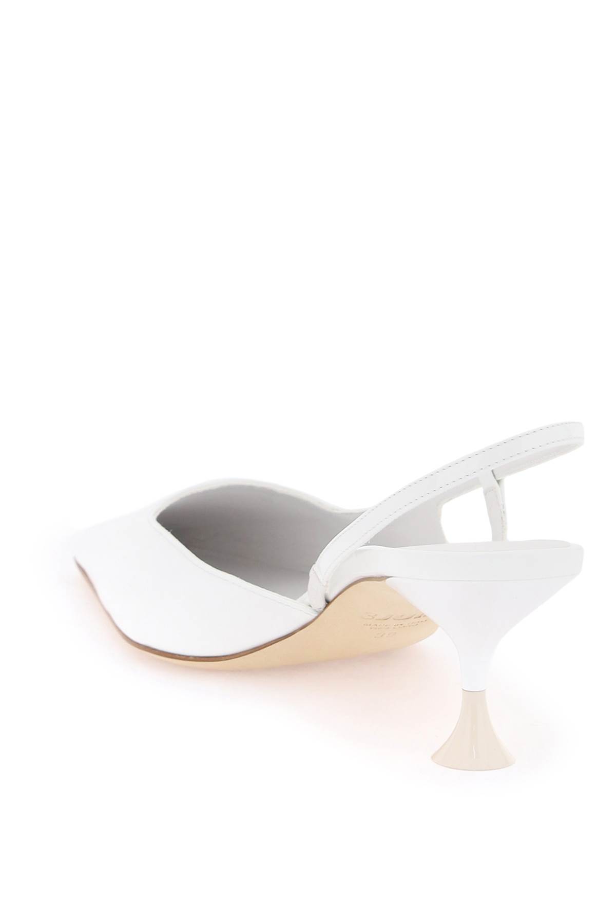 Shop 3juin Slingback Patent Leather Dã© In Patent White (white)