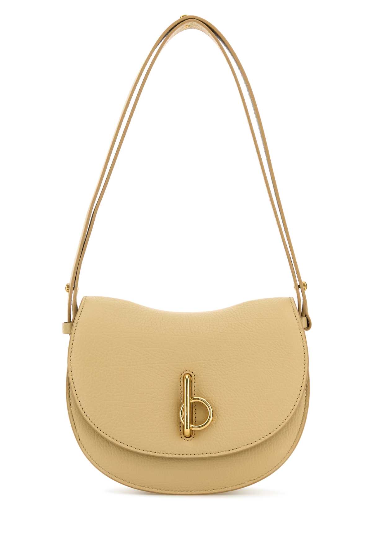 Shop Burberry Sand Leather Small Rocking Horse Shoulder Bag