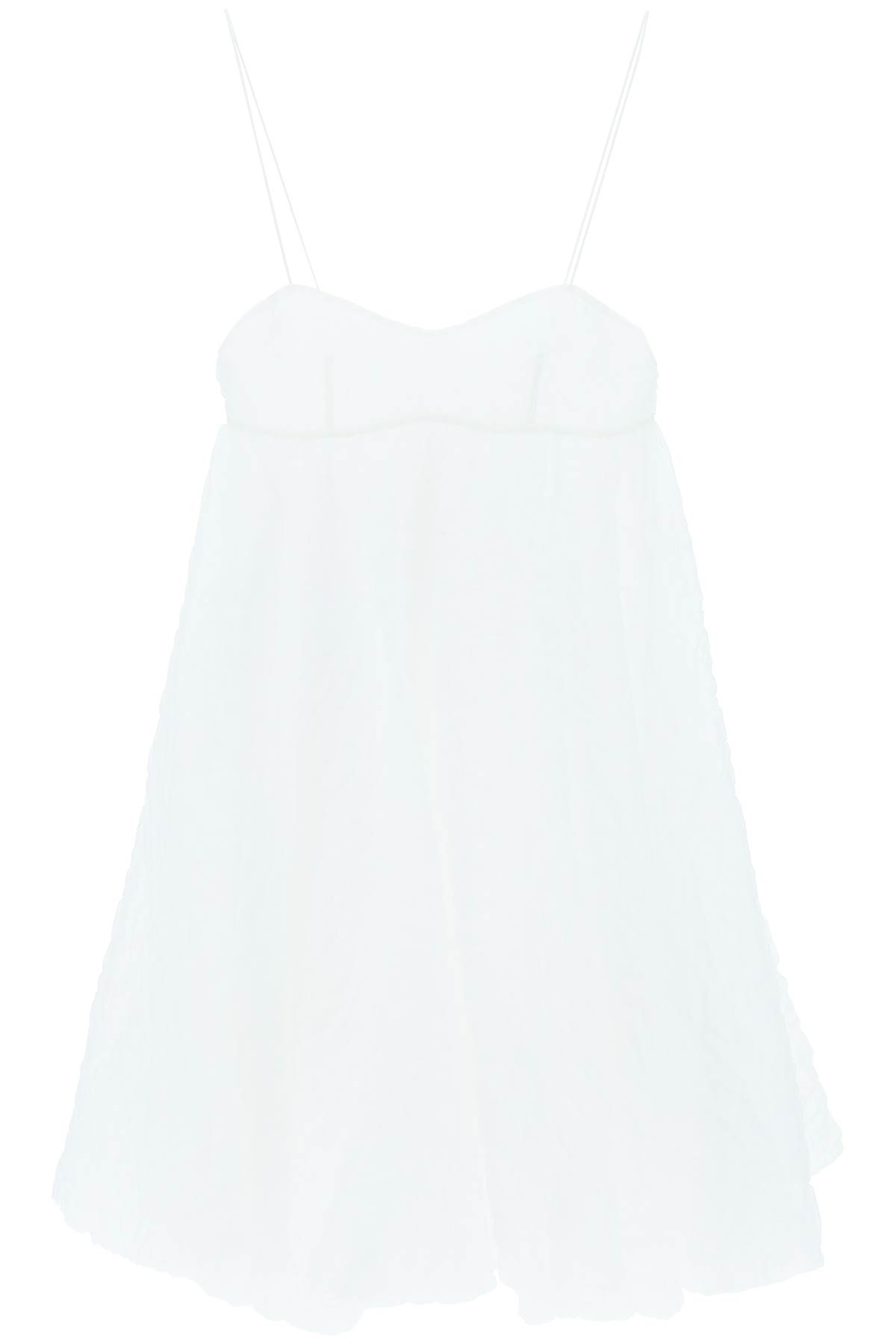 Shop Cecilie Bahnsen Sunni Mini Dress In White (white)