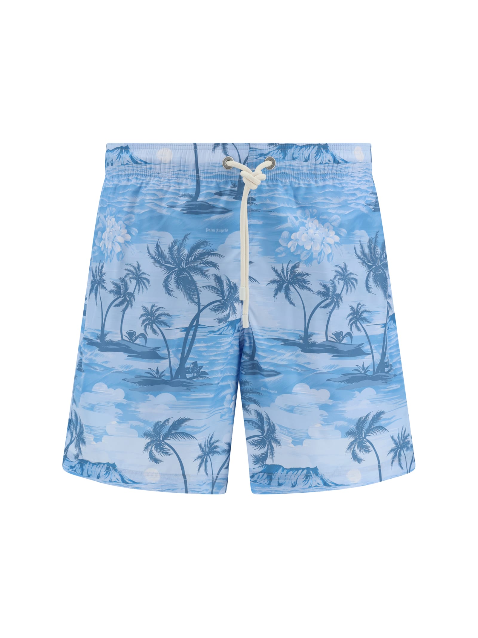 Palm Angels Sunset Swimshort In Indigo Blue