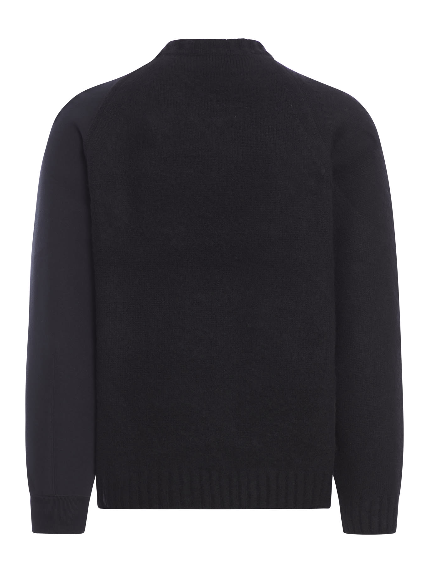 Shop Sacai Knit Sweater In Black