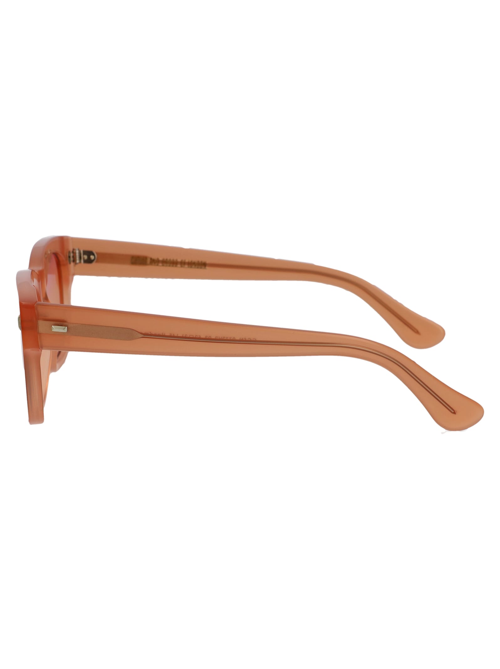 Cutler And Gross Acetate Sunglasses In Opal Peach