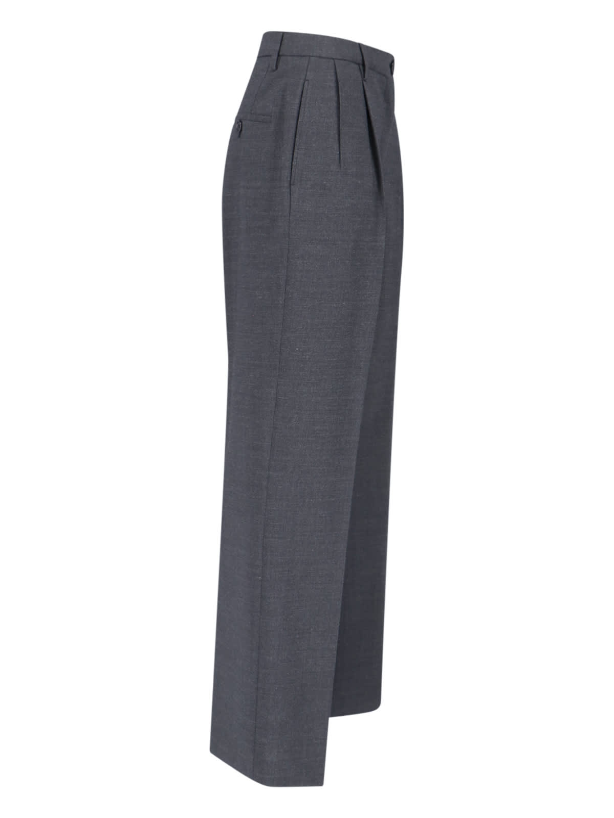 Aspesi Cotton Trousers In Antracite / Charcoal