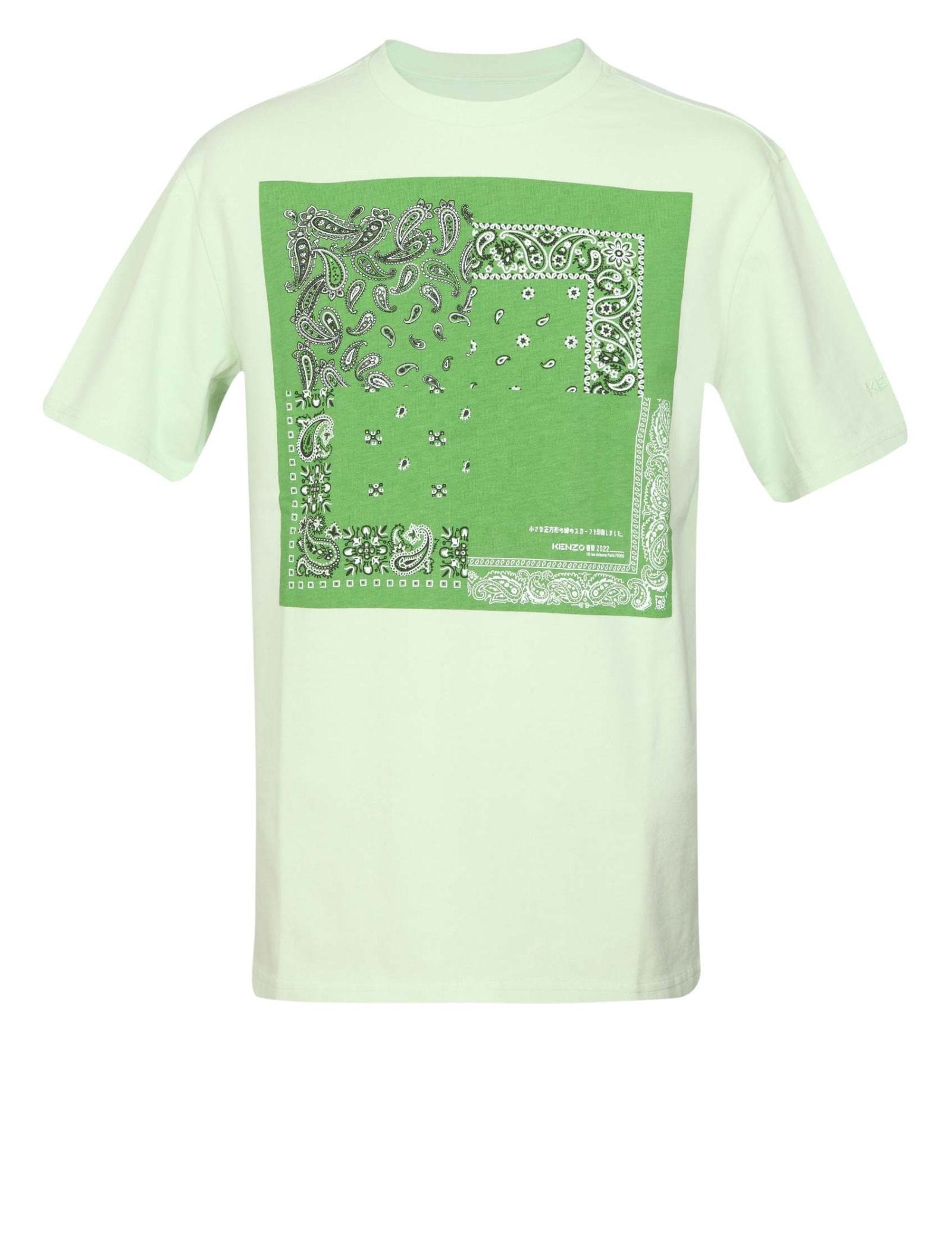 Kenzo Cotton Jersey T-shrt With Bandana Print