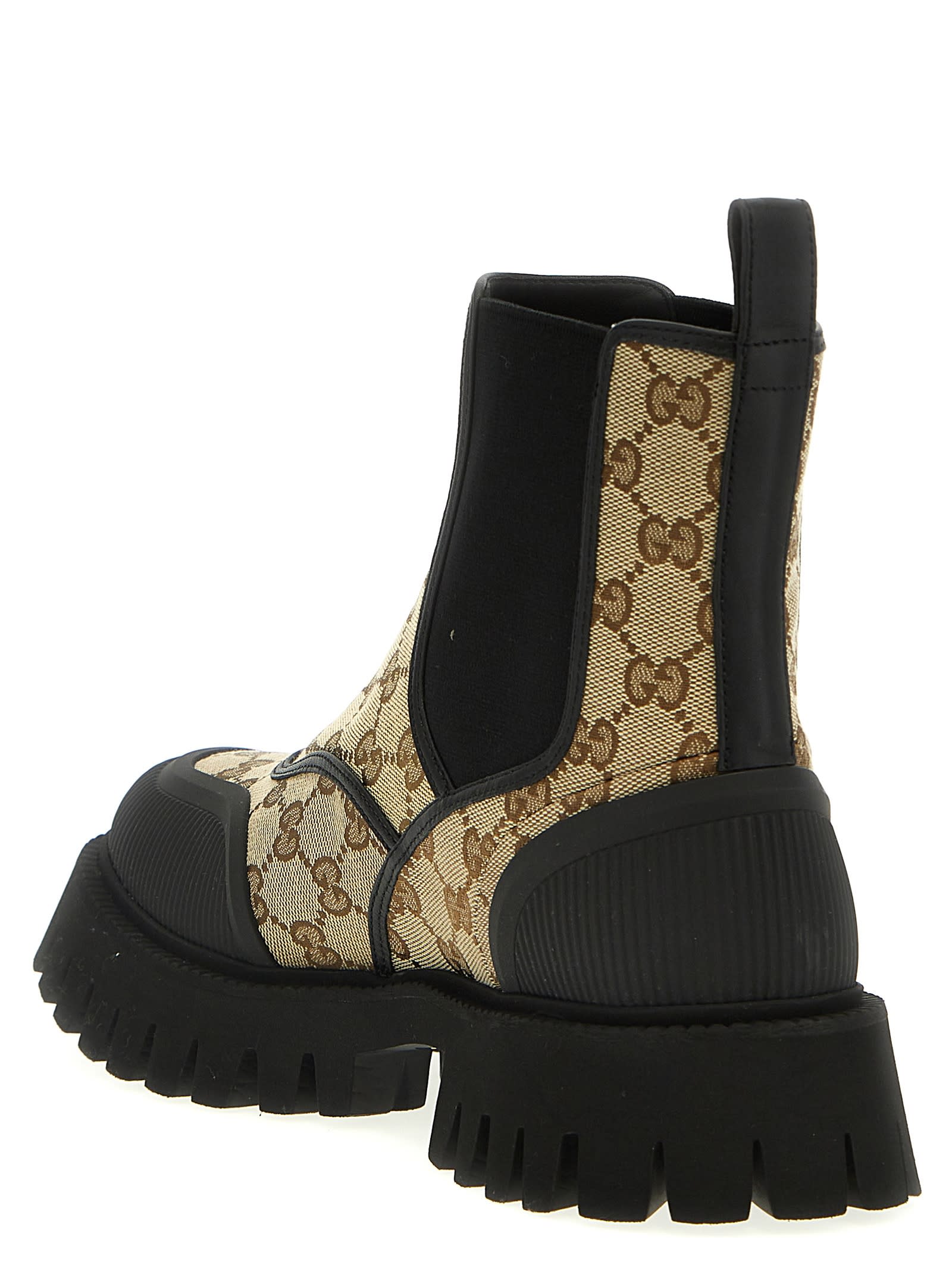 Shop Gucci Original Gg Ankle Boots In Multicolor