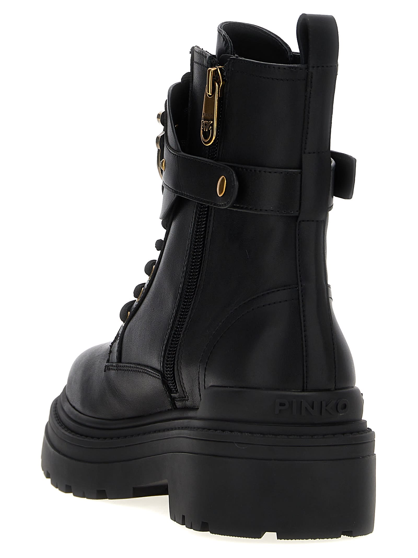 Shop Pinko Mia 07 Ankle Boots In Black