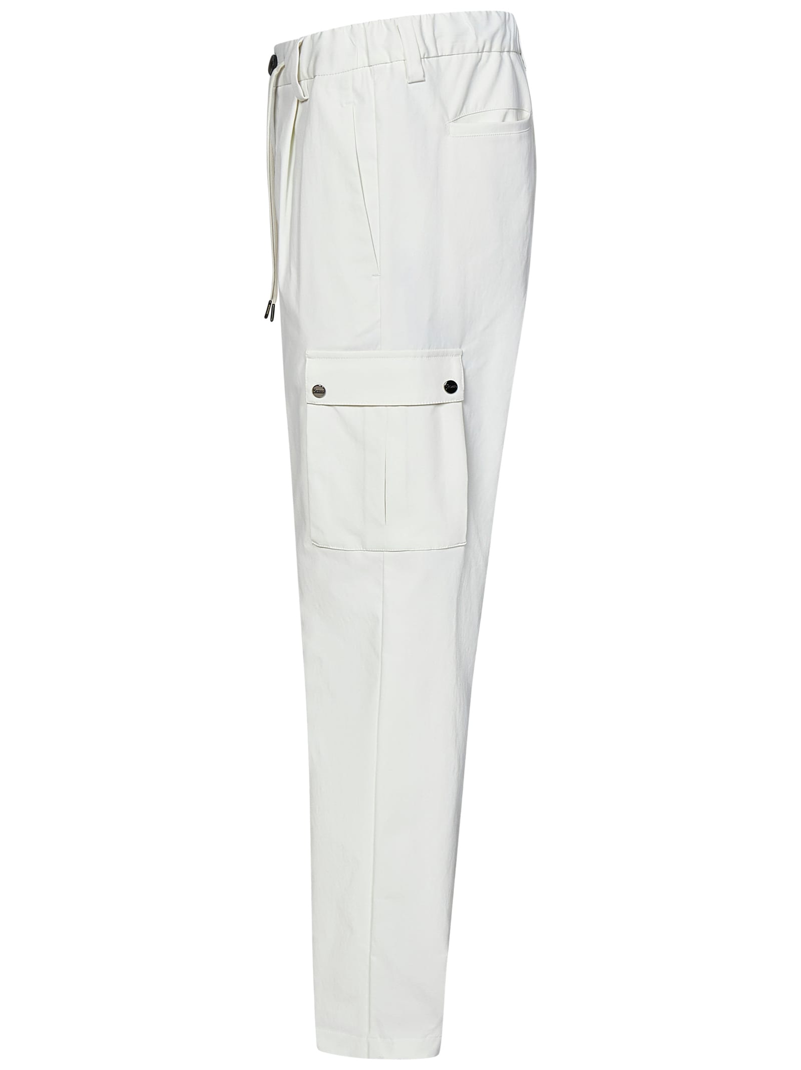 Shop Herno Resort Trousers In White