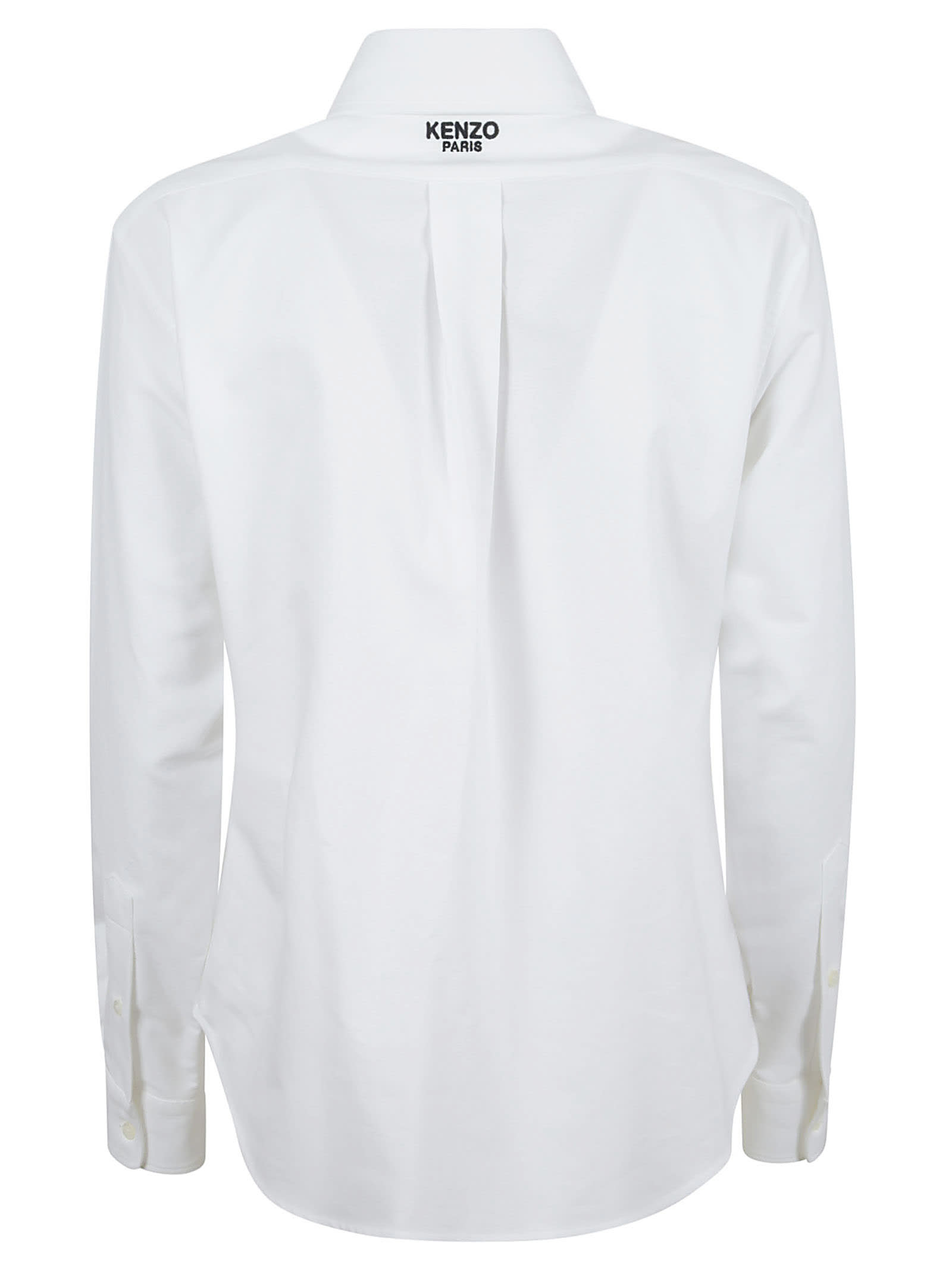 Shop Kenzo Boke Flower Fitted Shirt In White