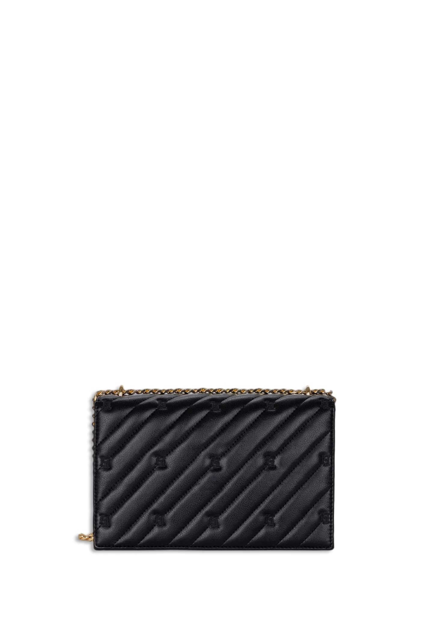 Shop Elisabetta Franchi Shoulder Bag In Black