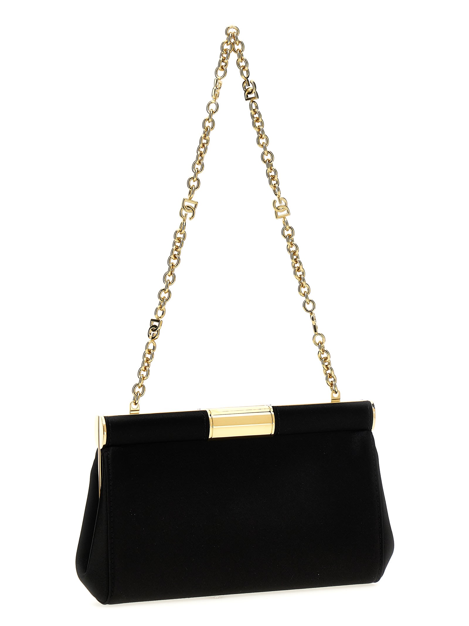 Shop Dolce & Gabbana Marlene Small Shoulder Bag In Black