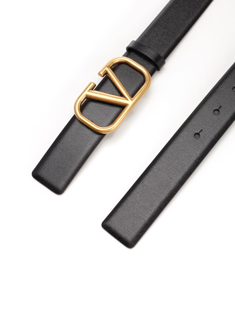 Shop Valentino Vlogo Belt In Black