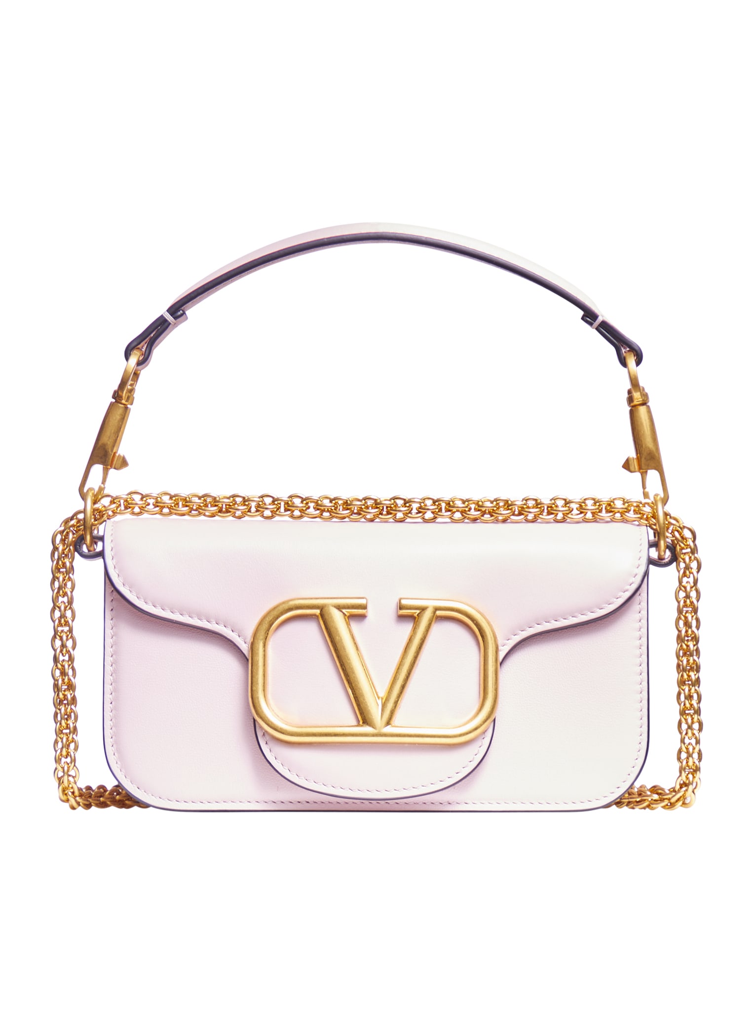 Loco Vitello Hobo Bag - Valentino Garavani - Pink - Leather