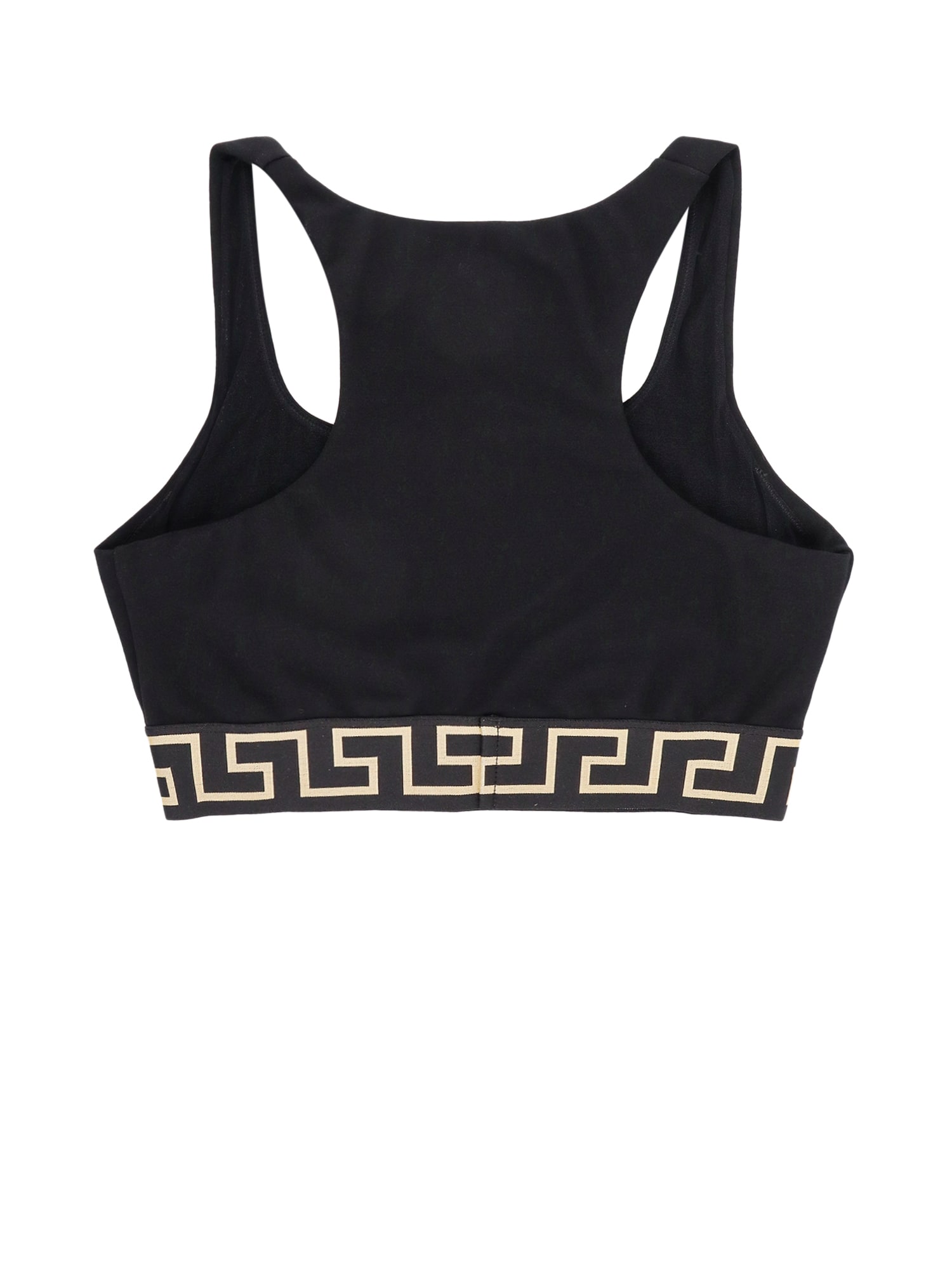 Shop Versace Top In Nero