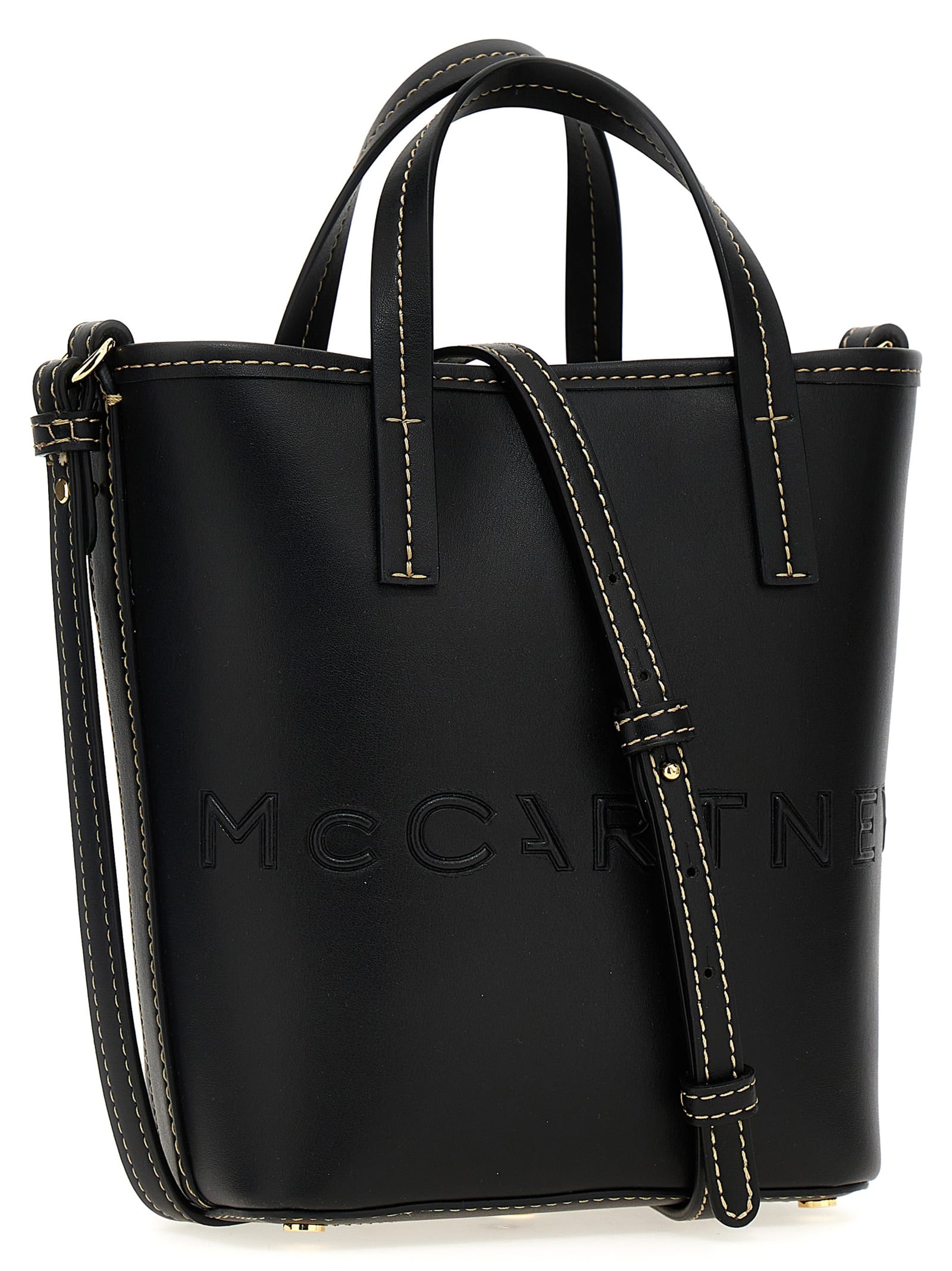 Stella Mccartney Alter Mat Bucket Bag In Black