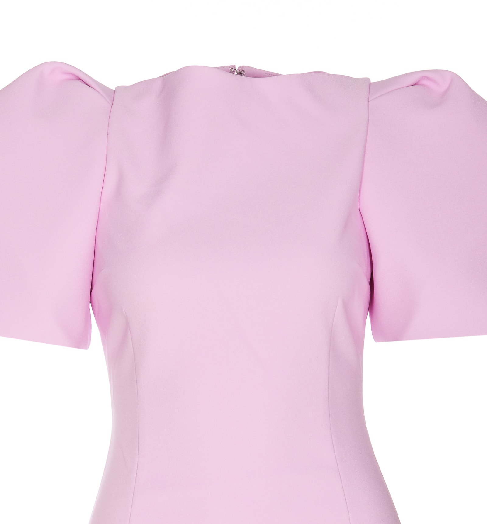 Shop Solace London Lora Midi Dress In Blush Pink
