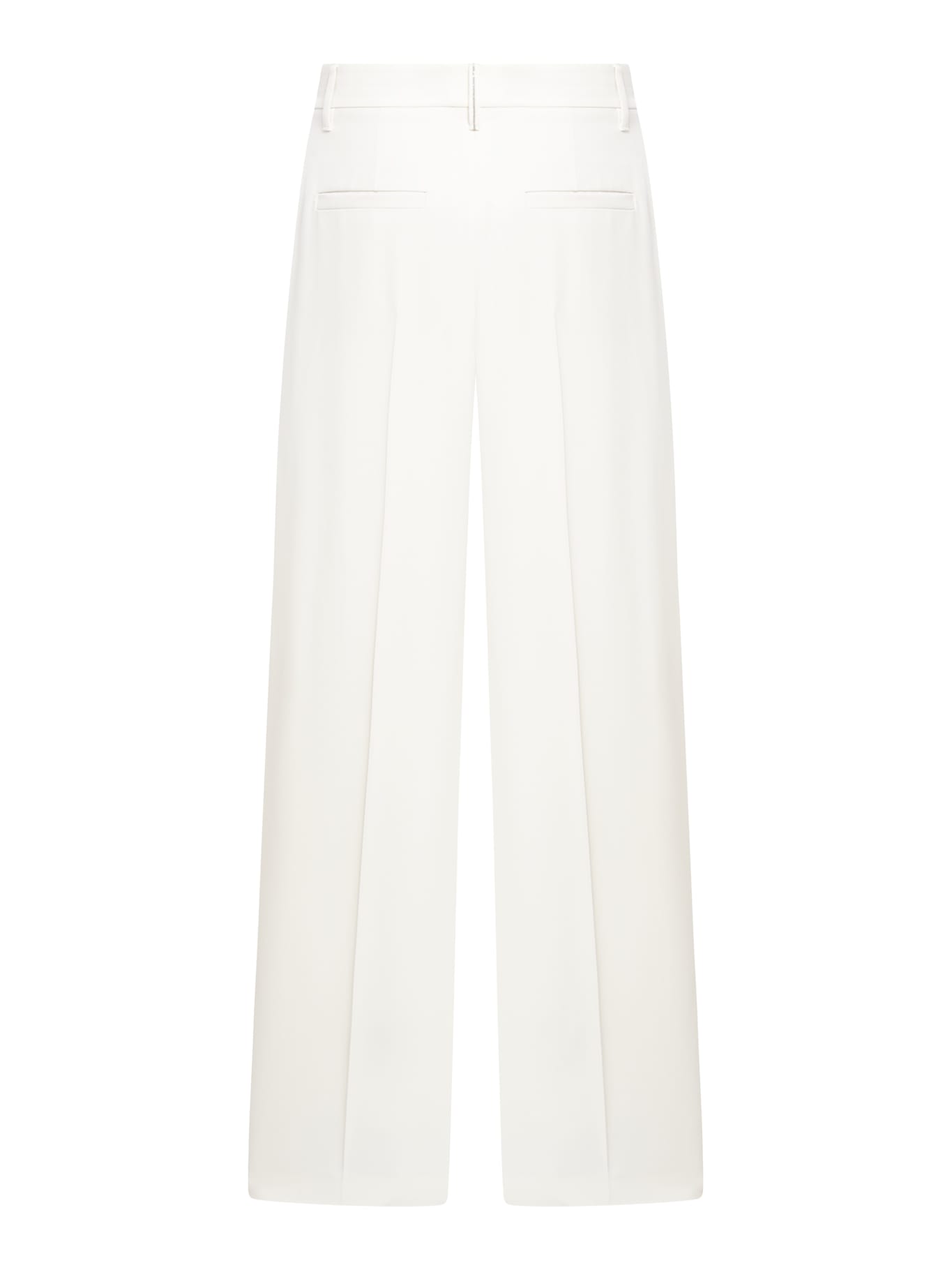 Shop Brunello Cucinelli Pant In Milk