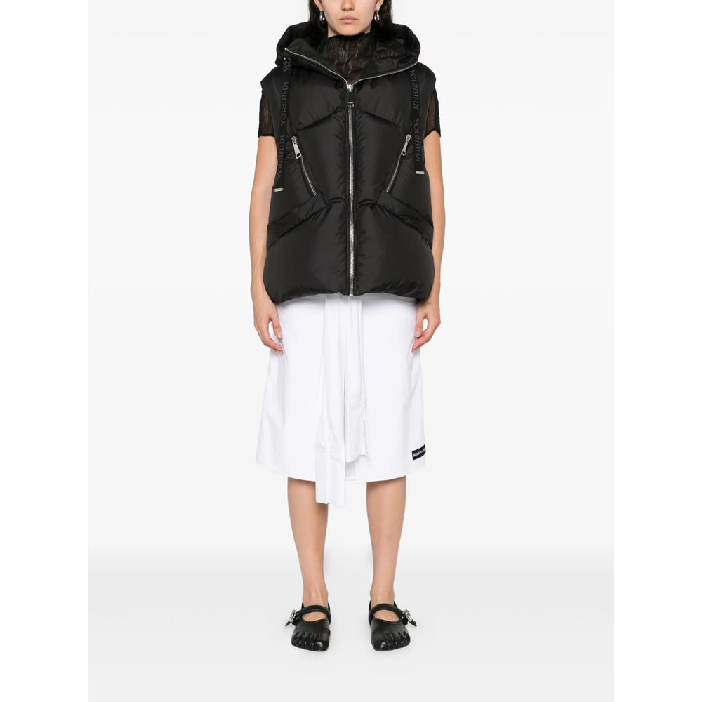 Khrisjoy Black Polyester Blend Down Jacket In Black