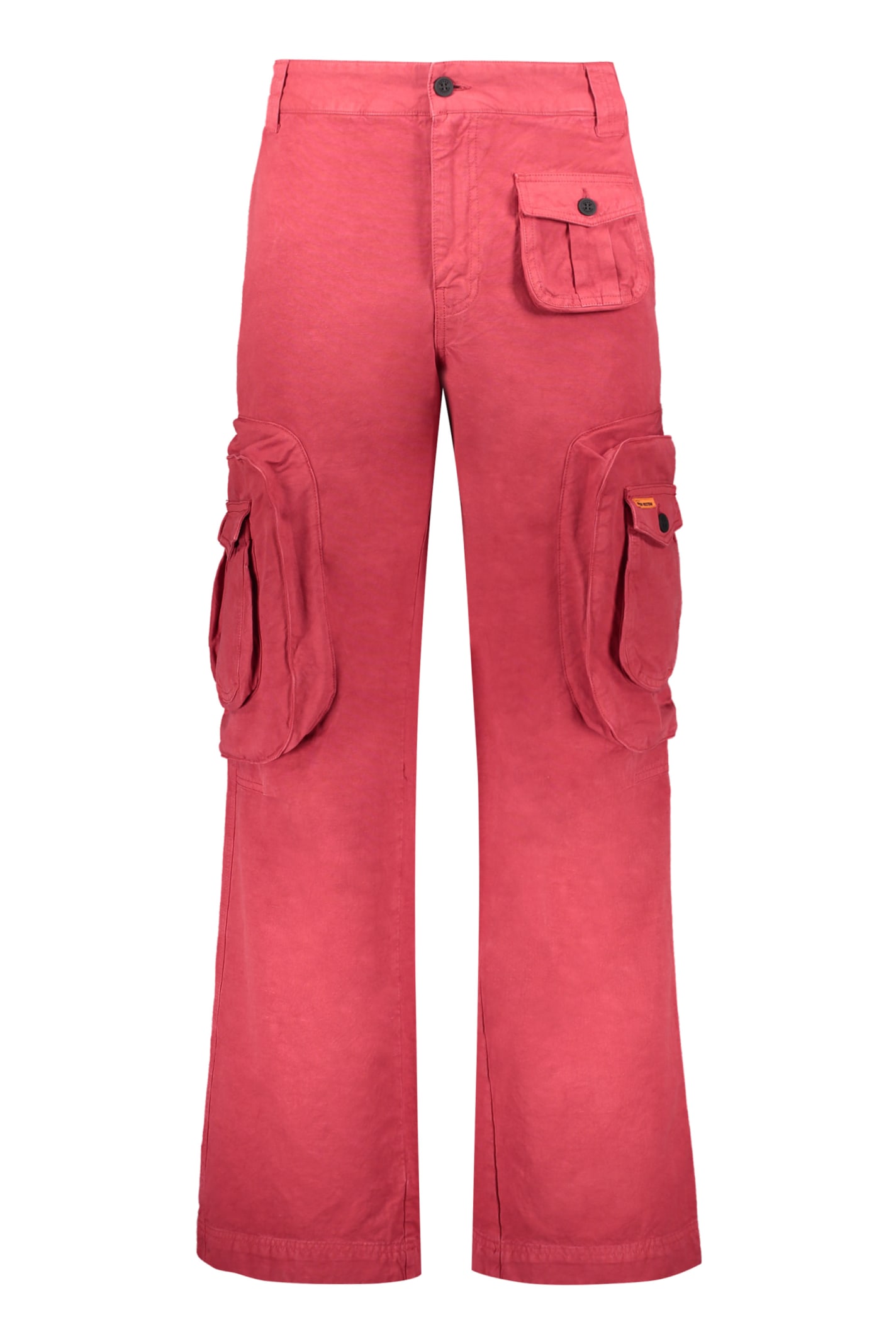 Shop Heron Preston Cargo Trousers In Red