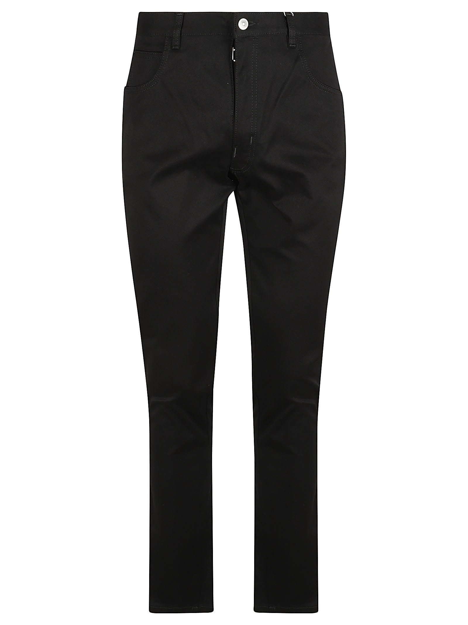 Shop Maison Margiela Tasche Trousers In Black