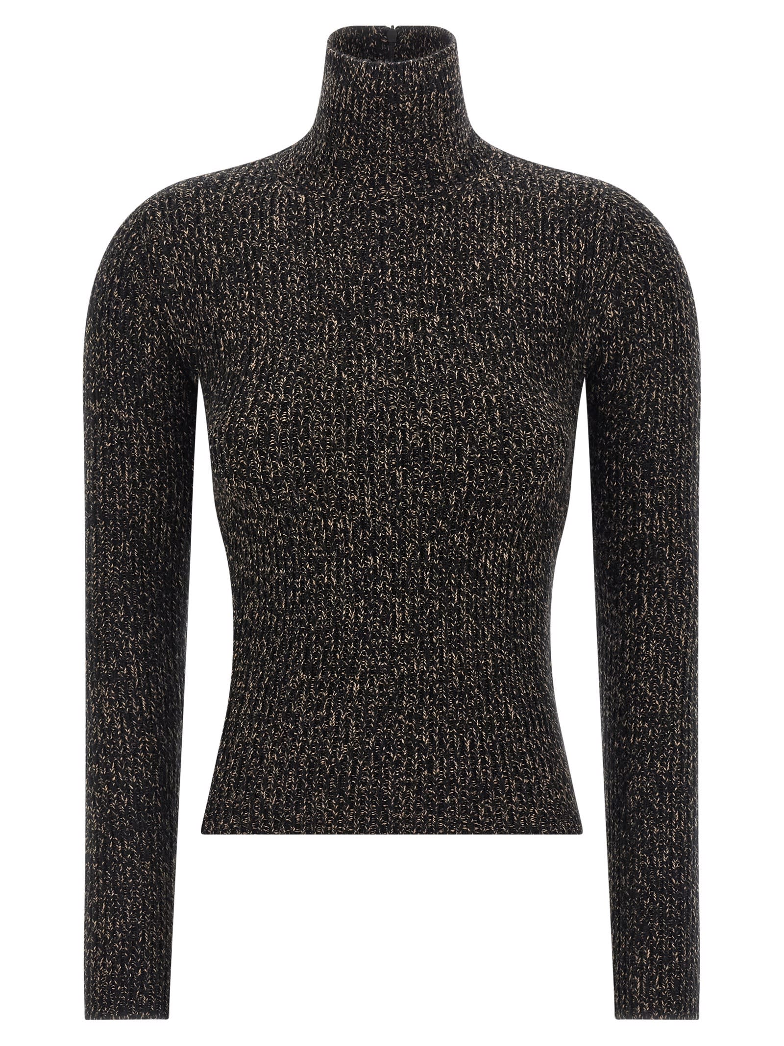 Max Mara Azulene1234 Turtleneck Sweater In Black