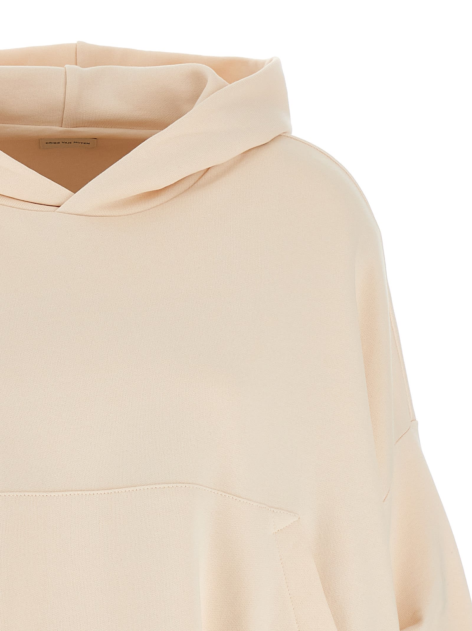 Shop Dries Van Noten Hannett Hoodie In Beige