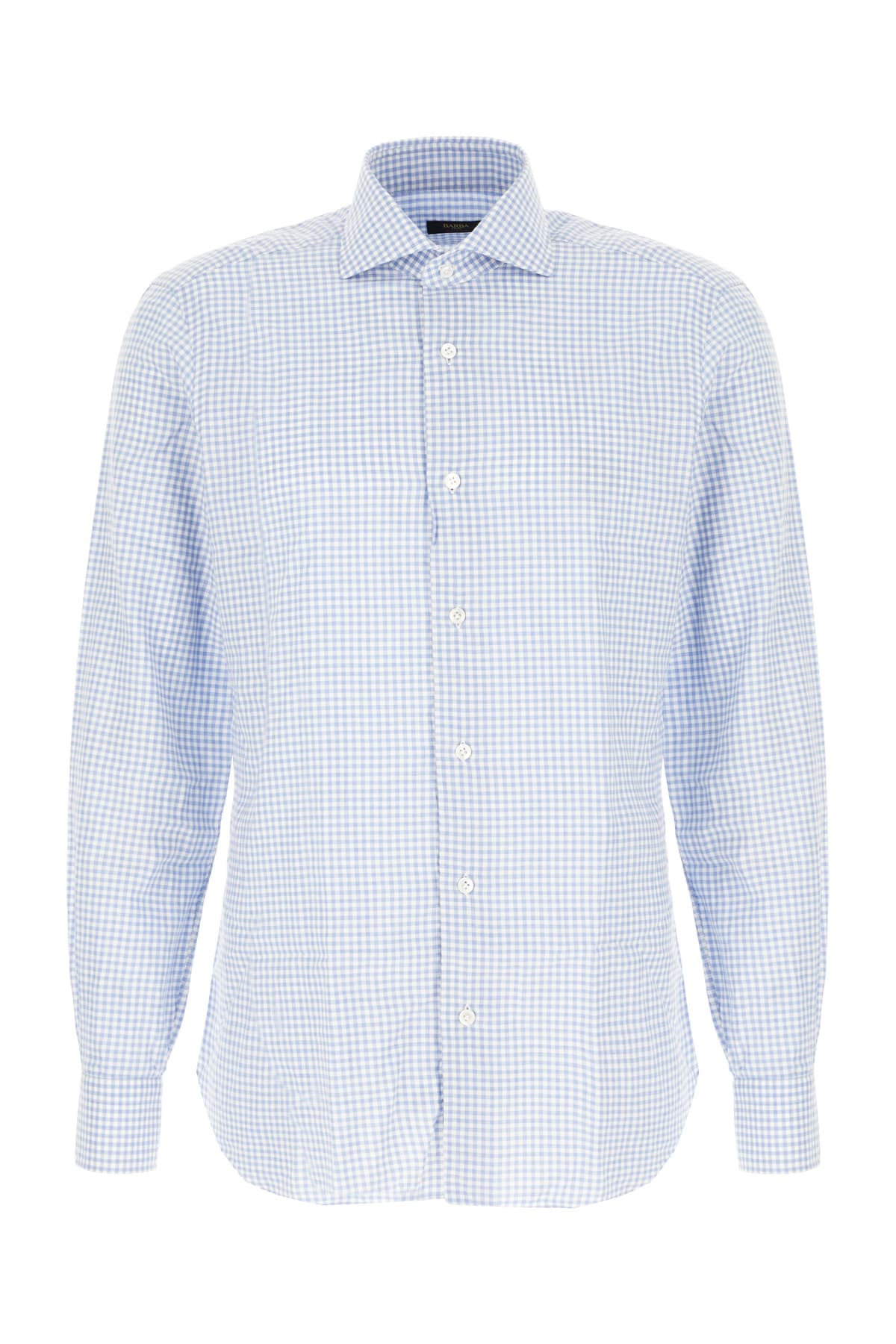 Barba Napoli Printed Cotton Shirt In Blue