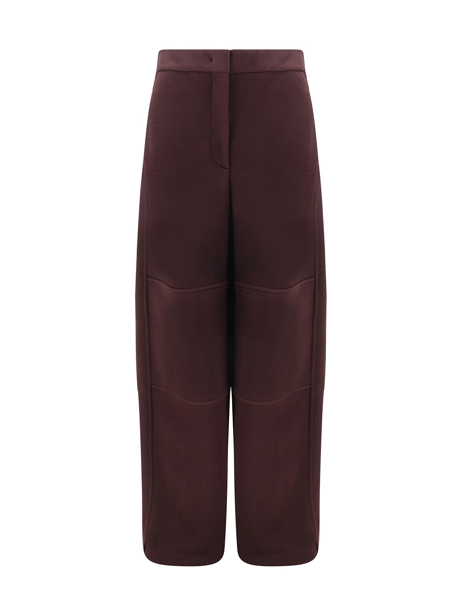 Shop Jil Sander Pants In Plum