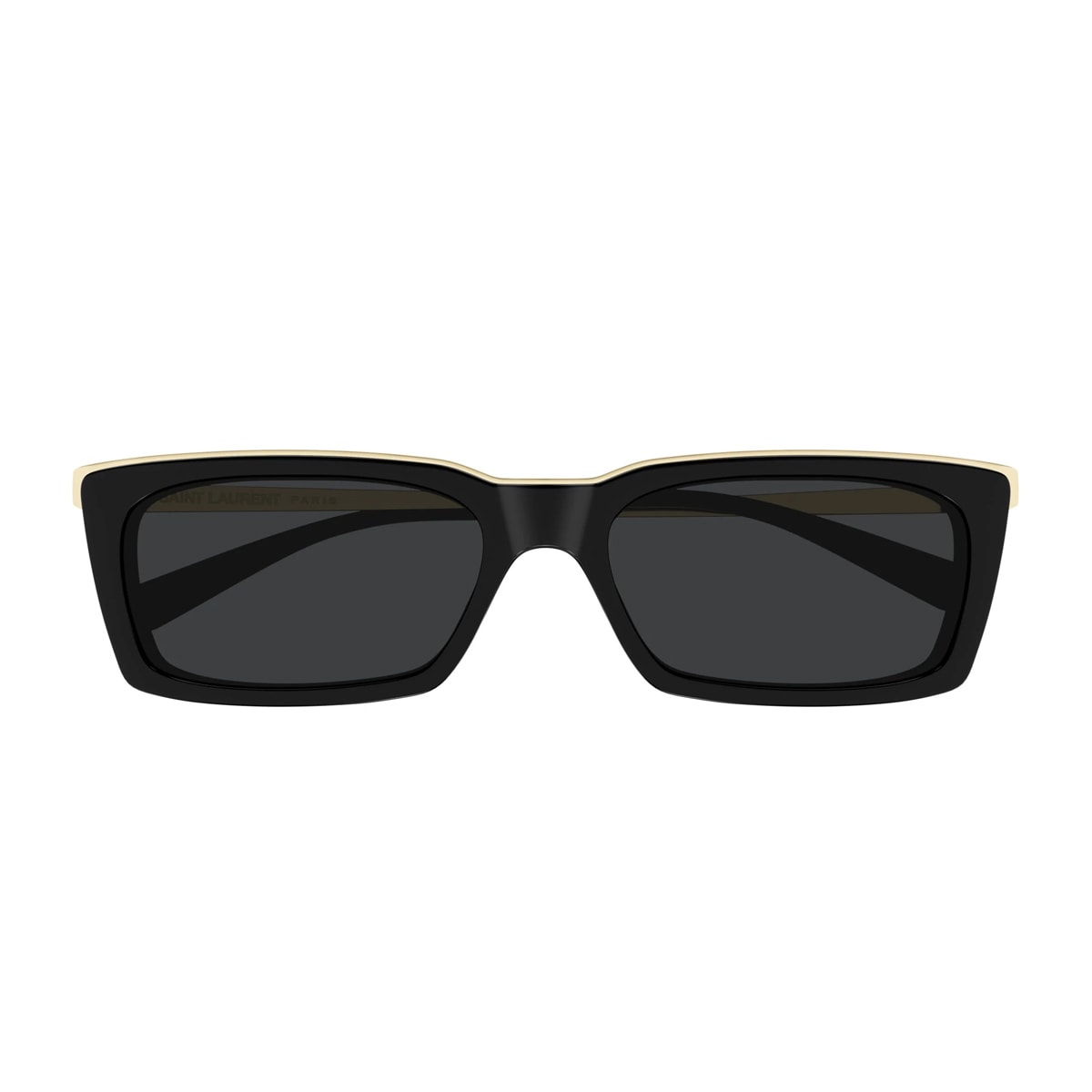 Saint Laurent Sl 766 Linea Sl Logo 001 Black Gold Sunglasses