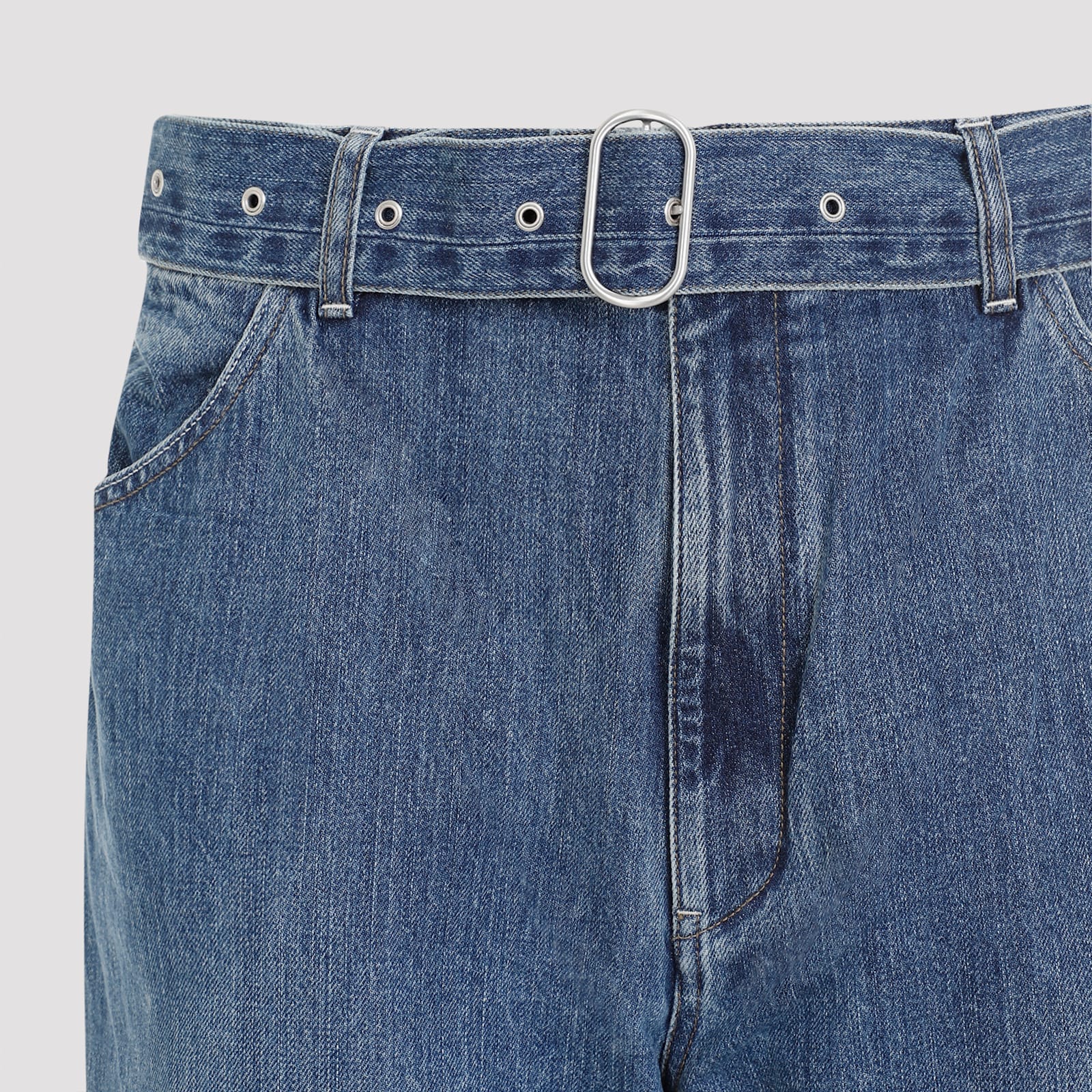 Shop Jil Sander Denim Jeans In Canard